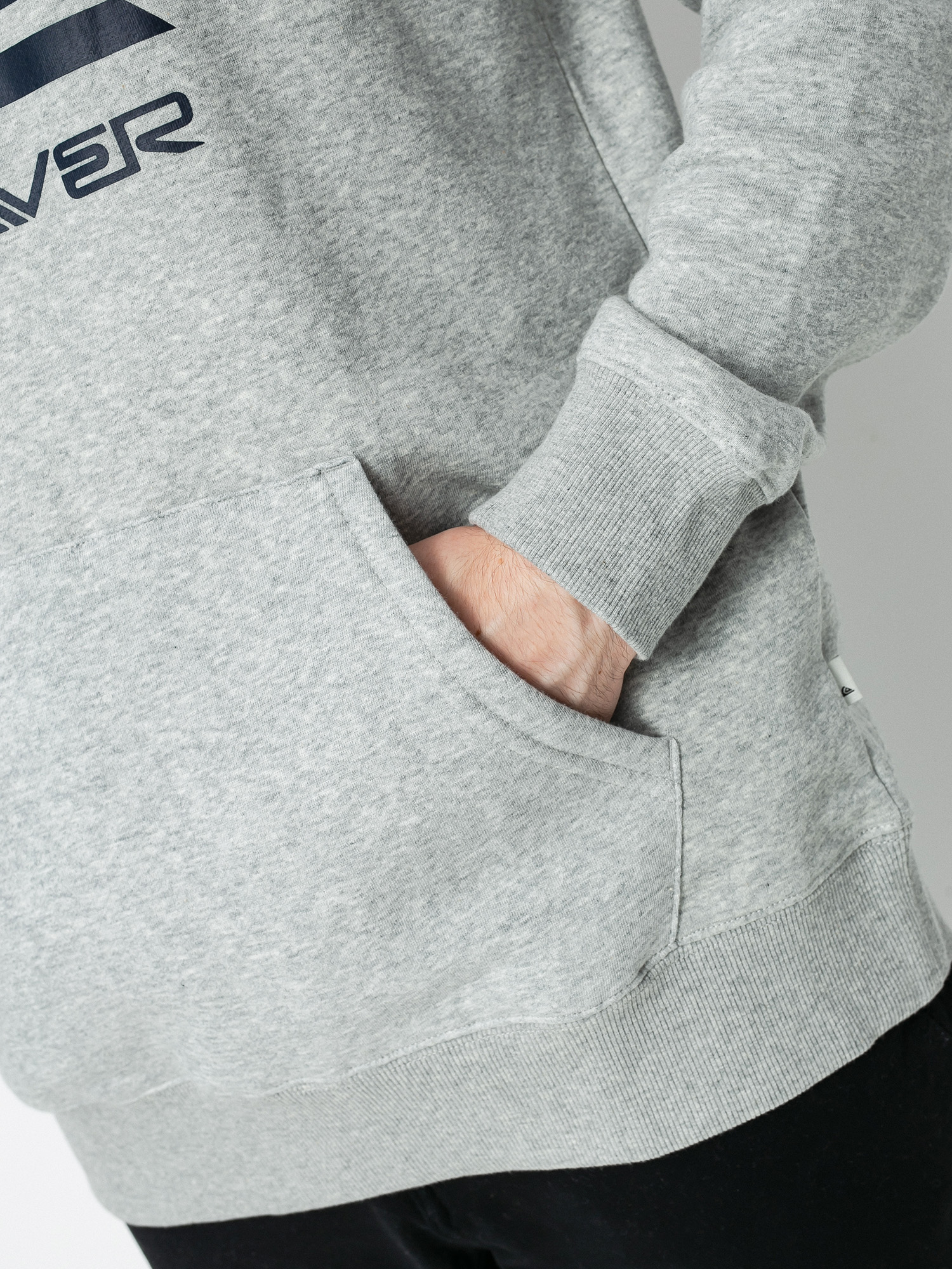 Bluza z kapturem Quiksilver Big Logo HD (athletic heather)