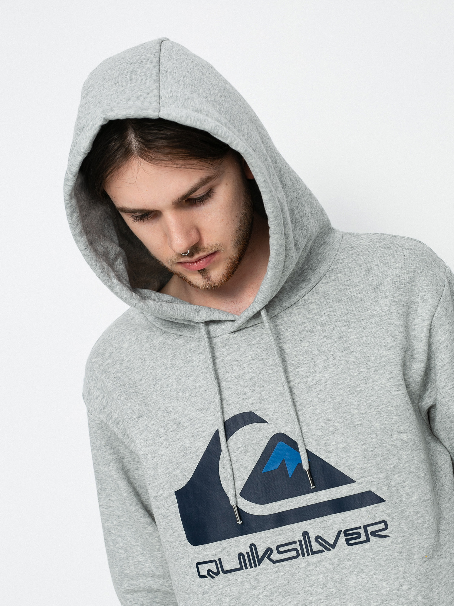 Bluza z kapturem Quiksilver Big Logo HD (athletic heather)