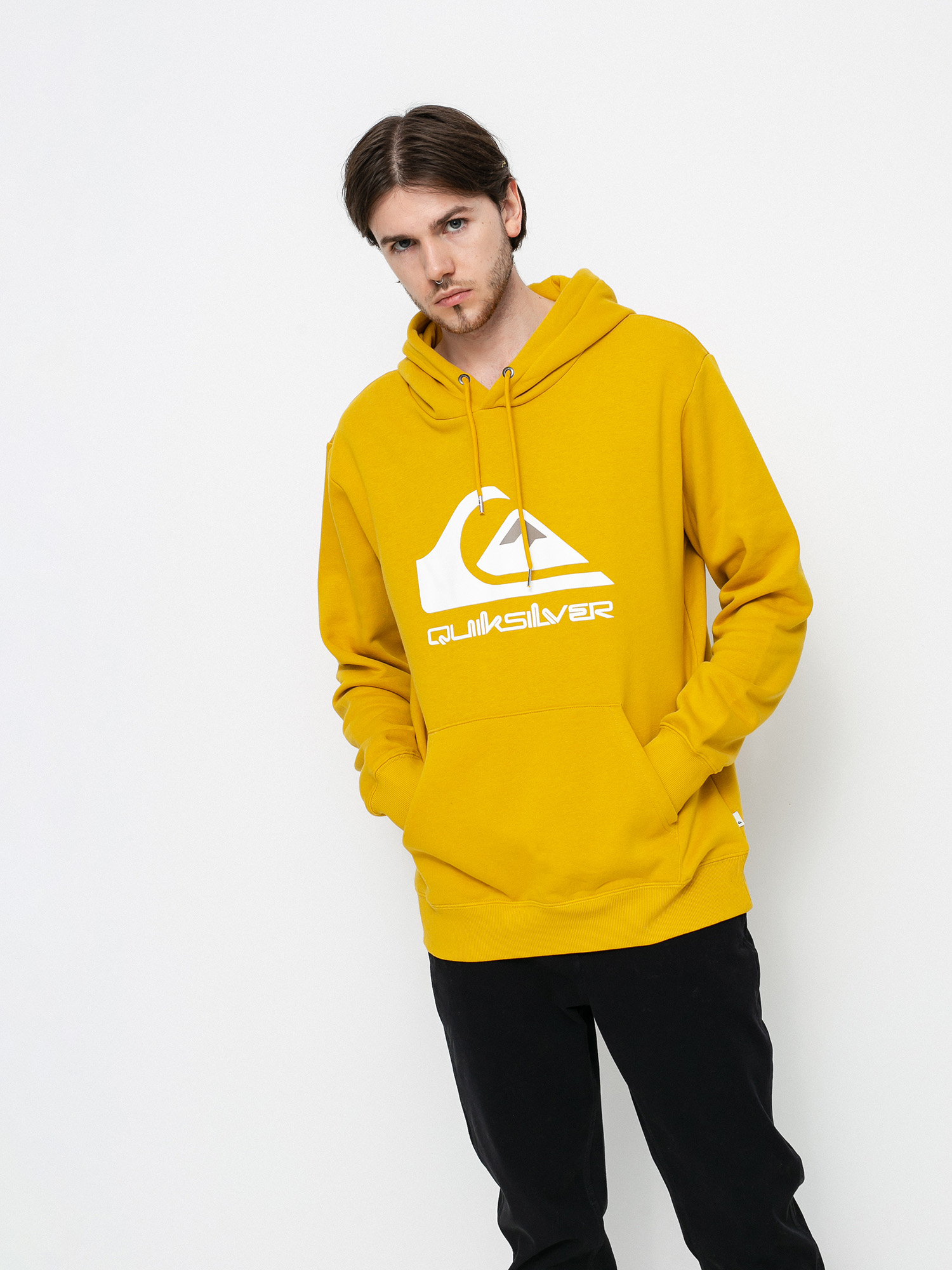 Bluza z kapturem Quiksilver Big Logo HD (nugget gold)