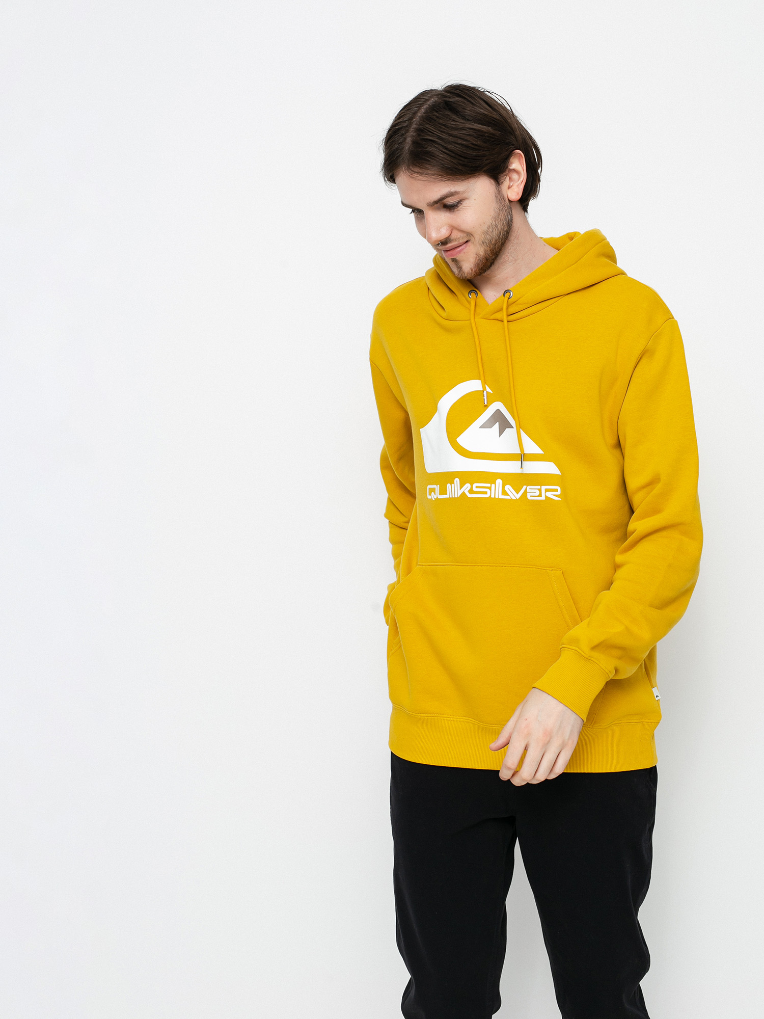 Bluza z kapturem Quiksilver Big Logo HD (nugget gold)