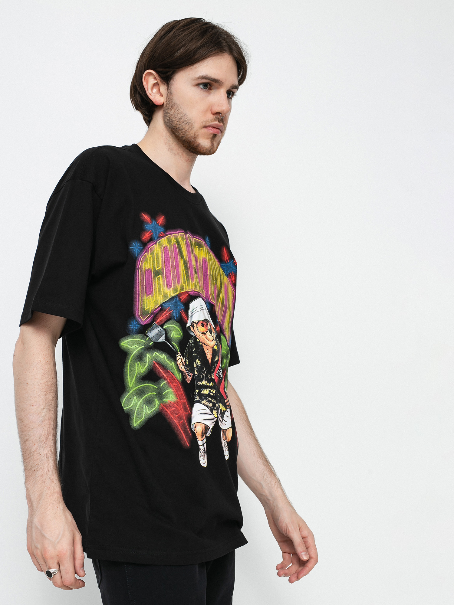 T-shirt Chinatown Market Cabo Bear Arc (black)