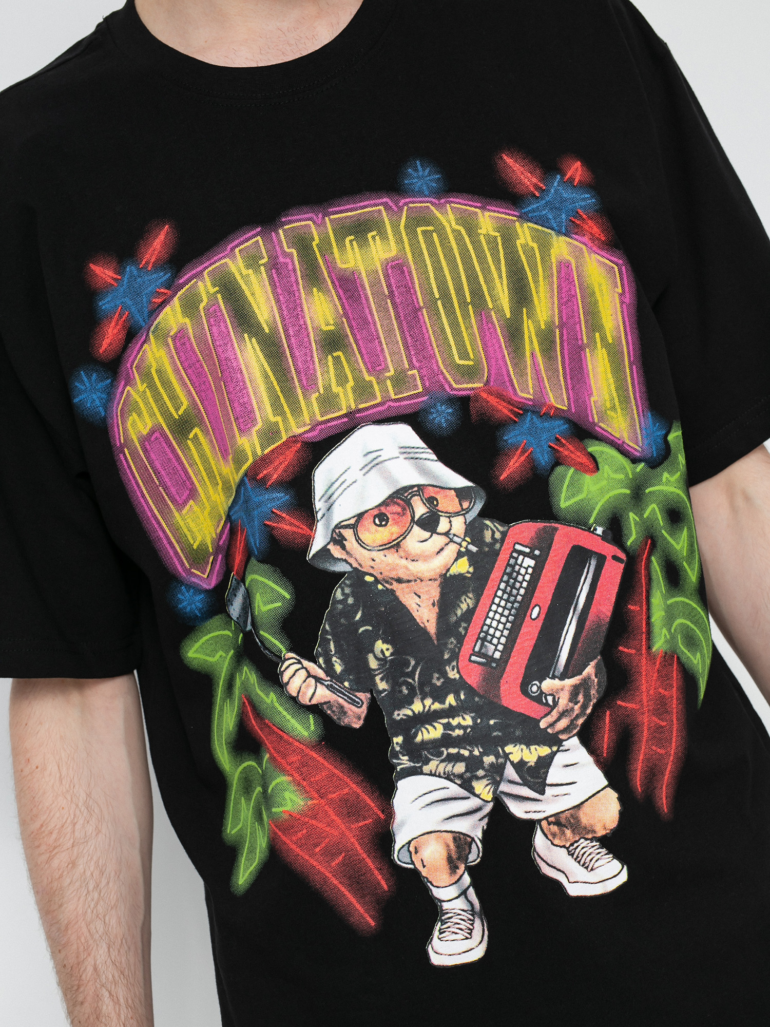 T-shirt Chinatown Market Cabo Bear Arc (black)