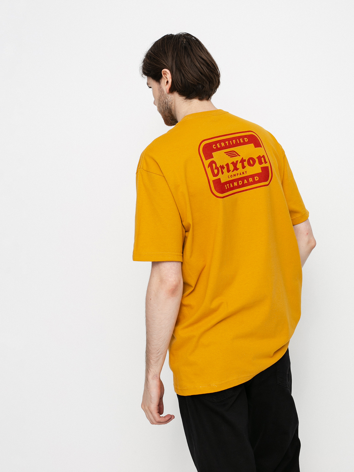 T-shirt Brixton Quill (antique gold)