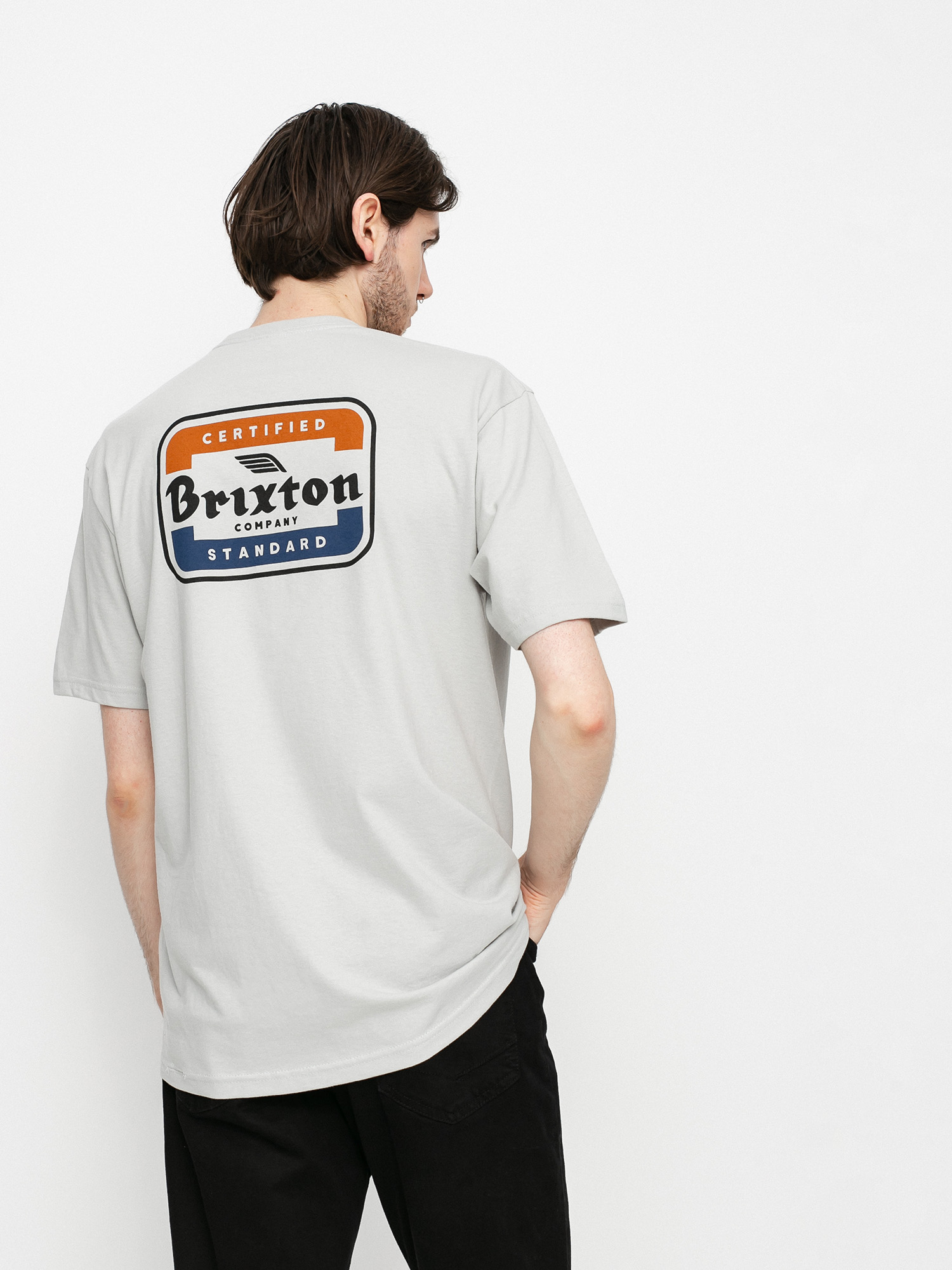 T-shirt Brixton Quill (silver)