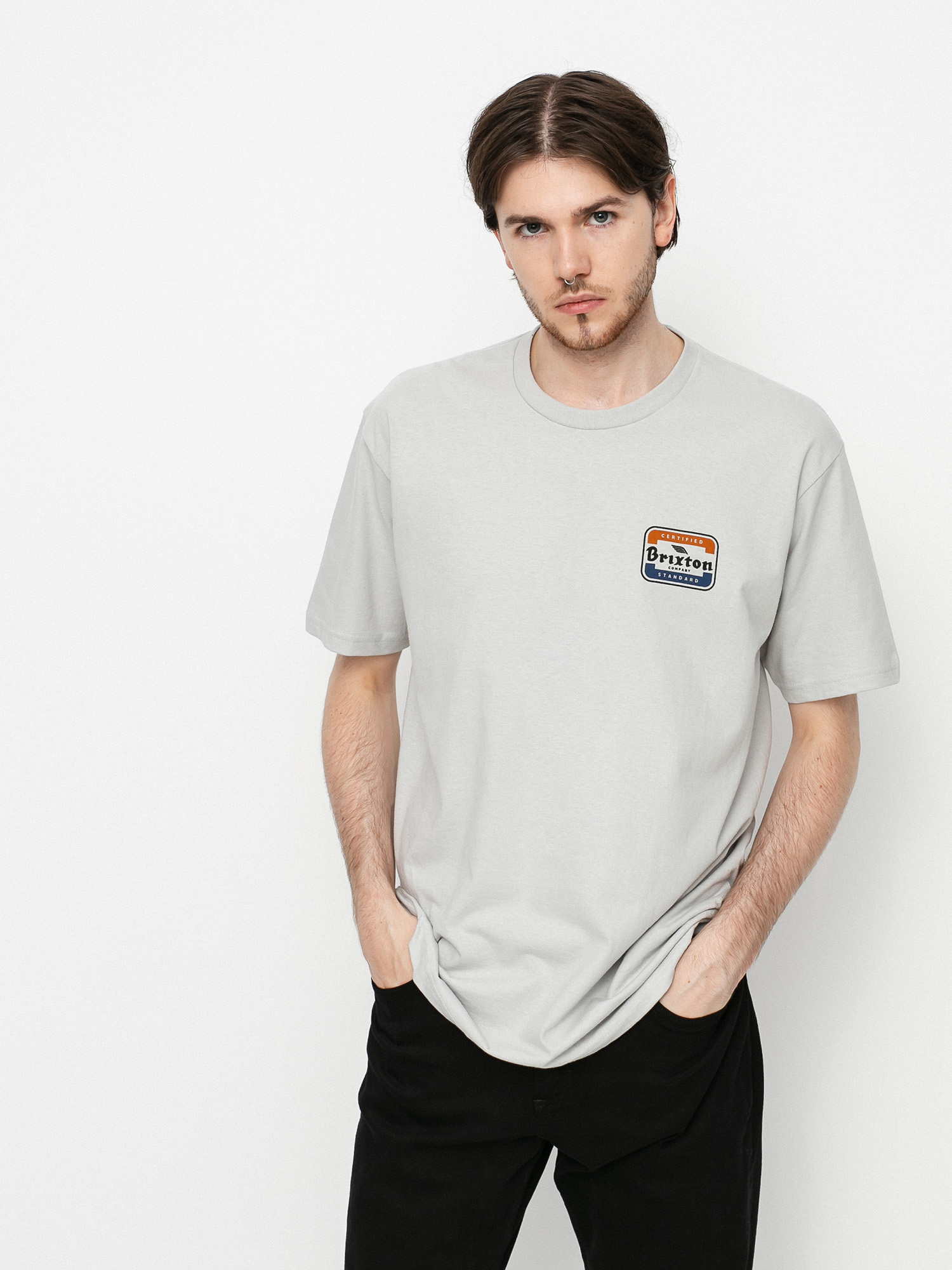 T-shirt Brixton Quill (silver)