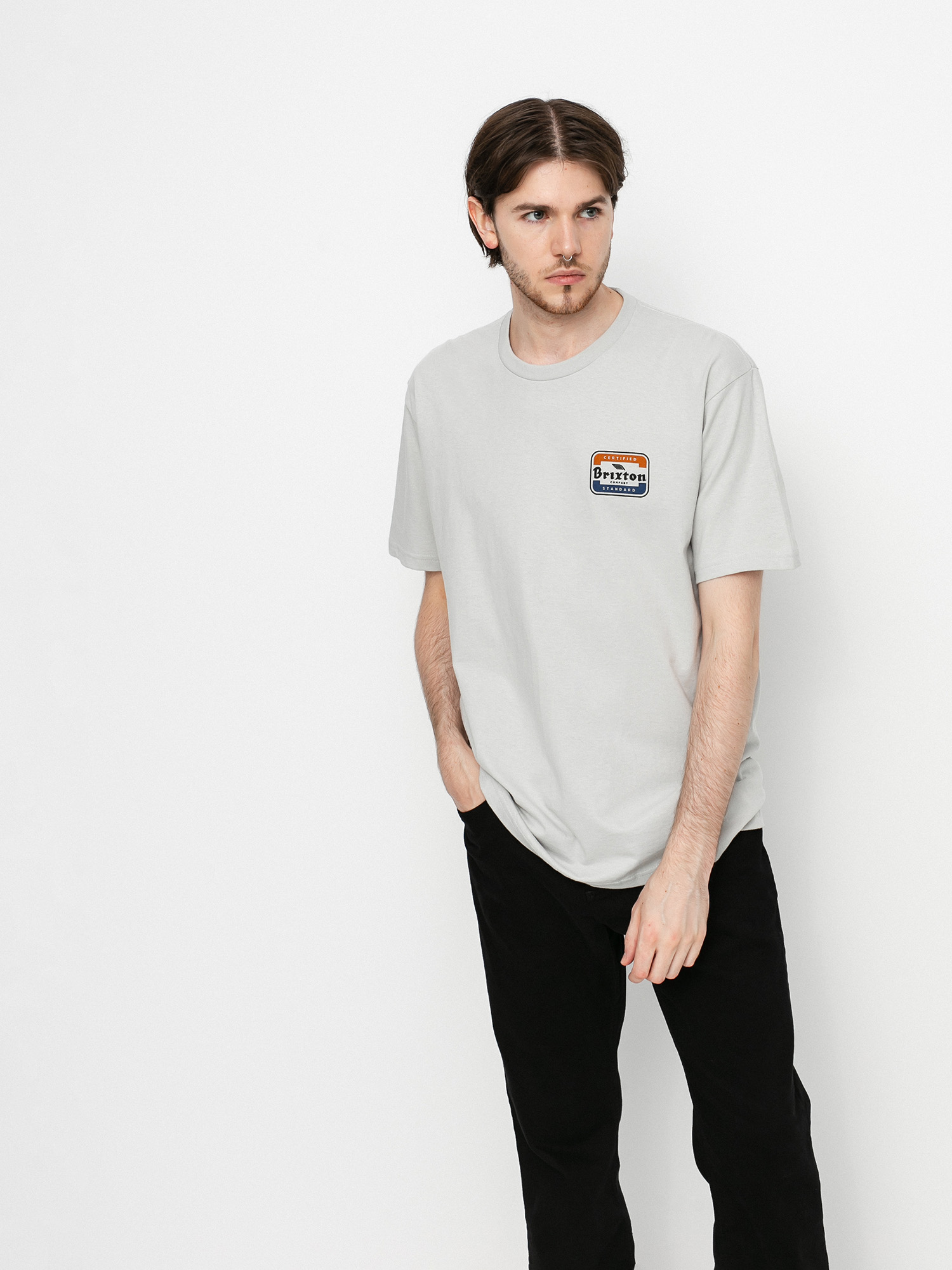 T-shirt Brixton Quill (silver)