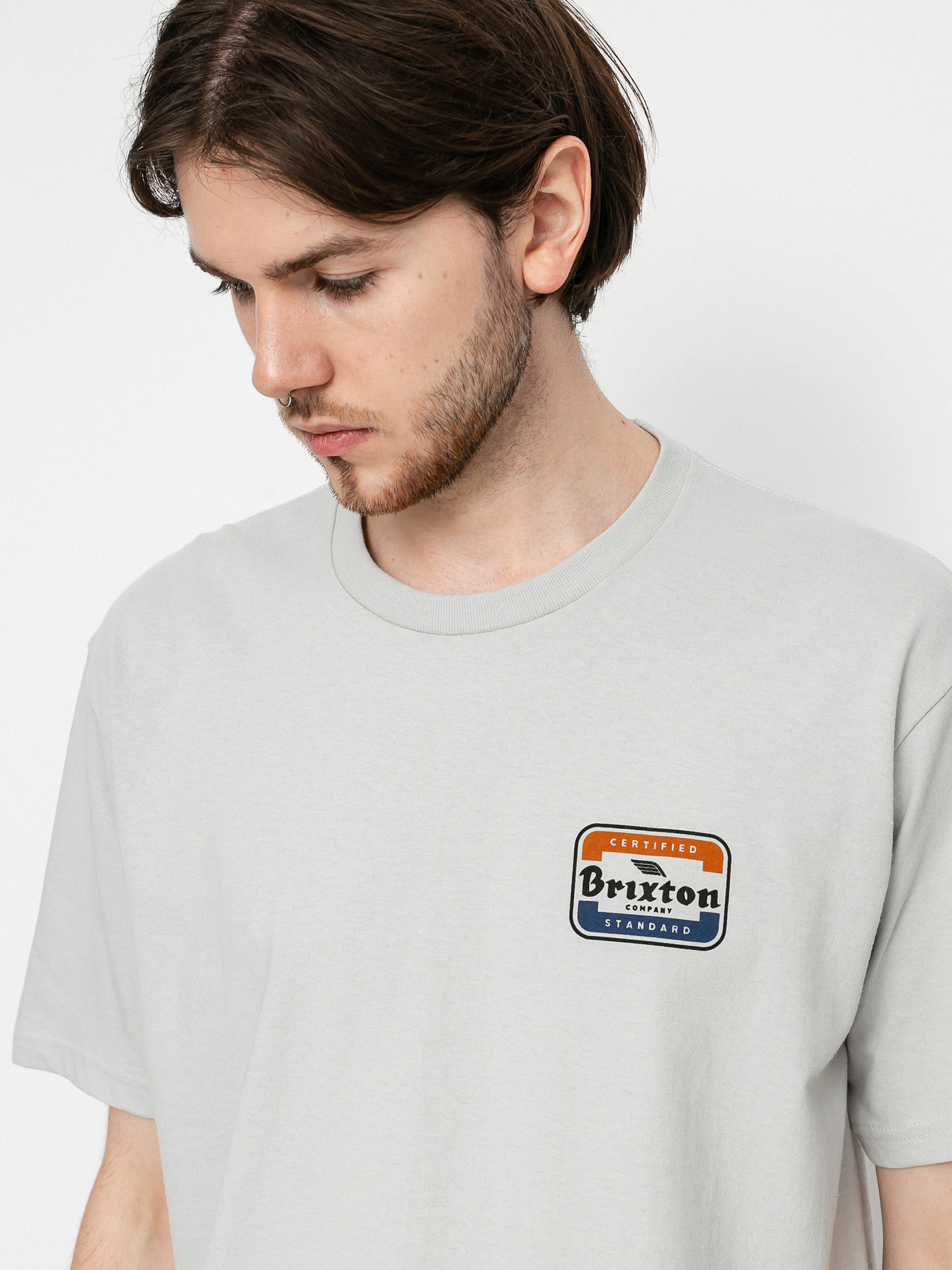 T-shirt Brixton Quill (silver)