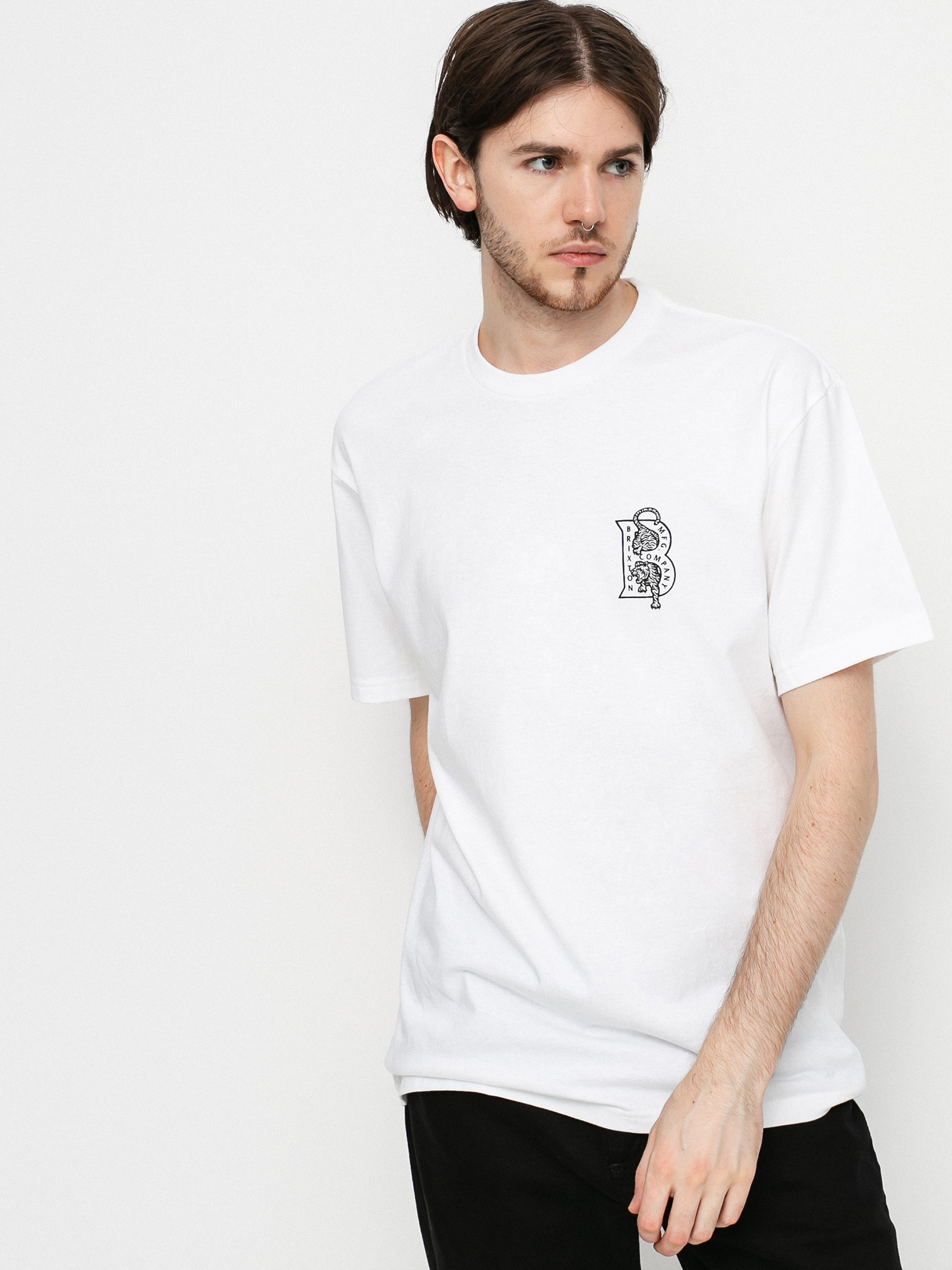 T-shirt Brixton Crawler (white)