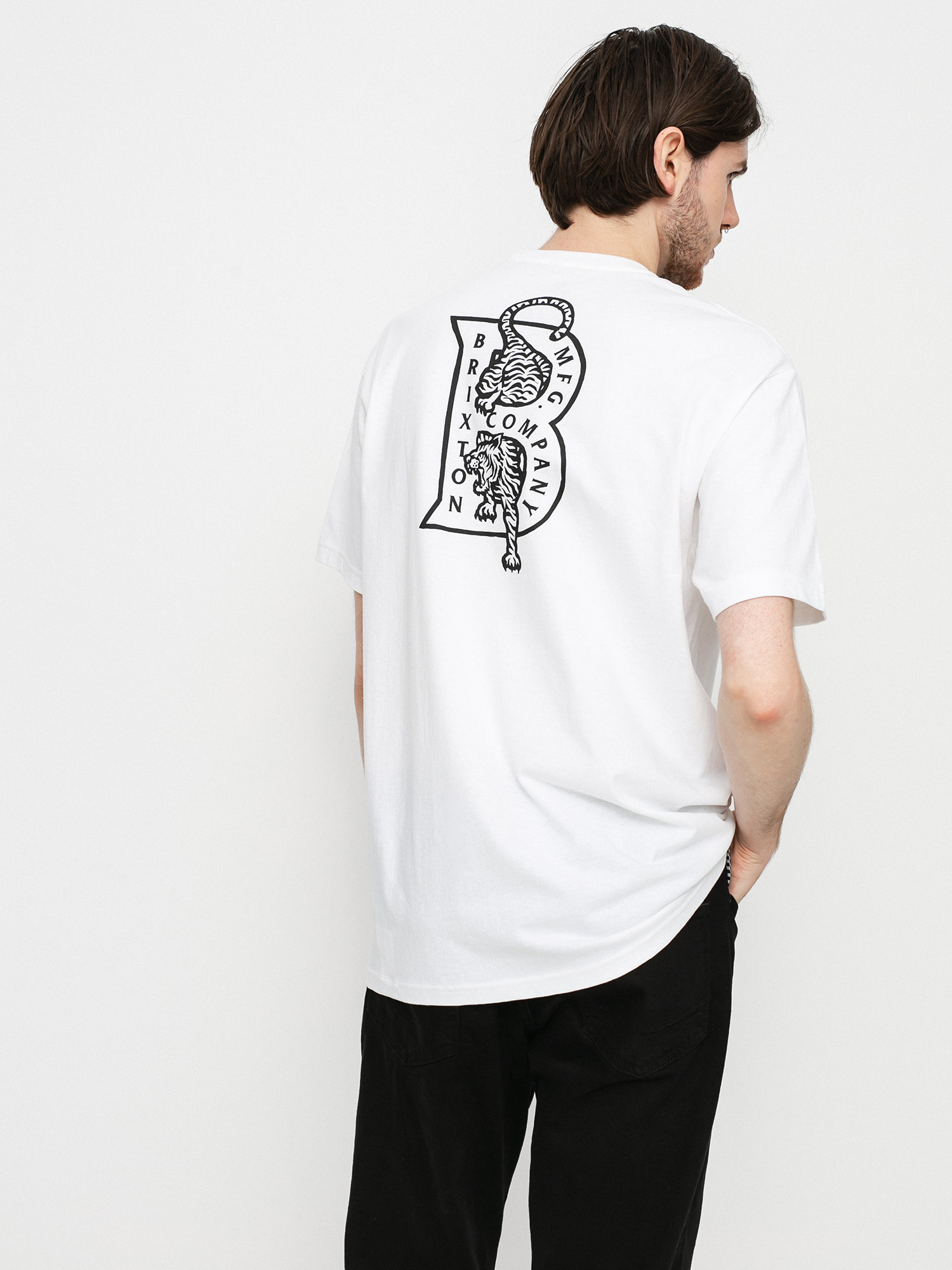 T-shirt Brixton Crawler (white)