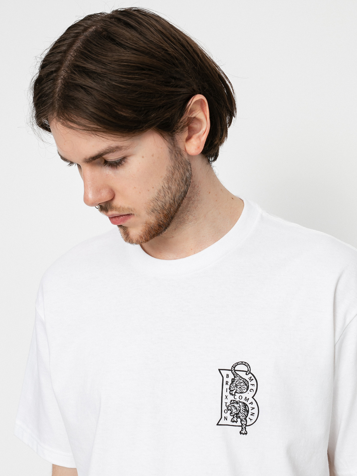 T-shirt Brixton Crawler (white)