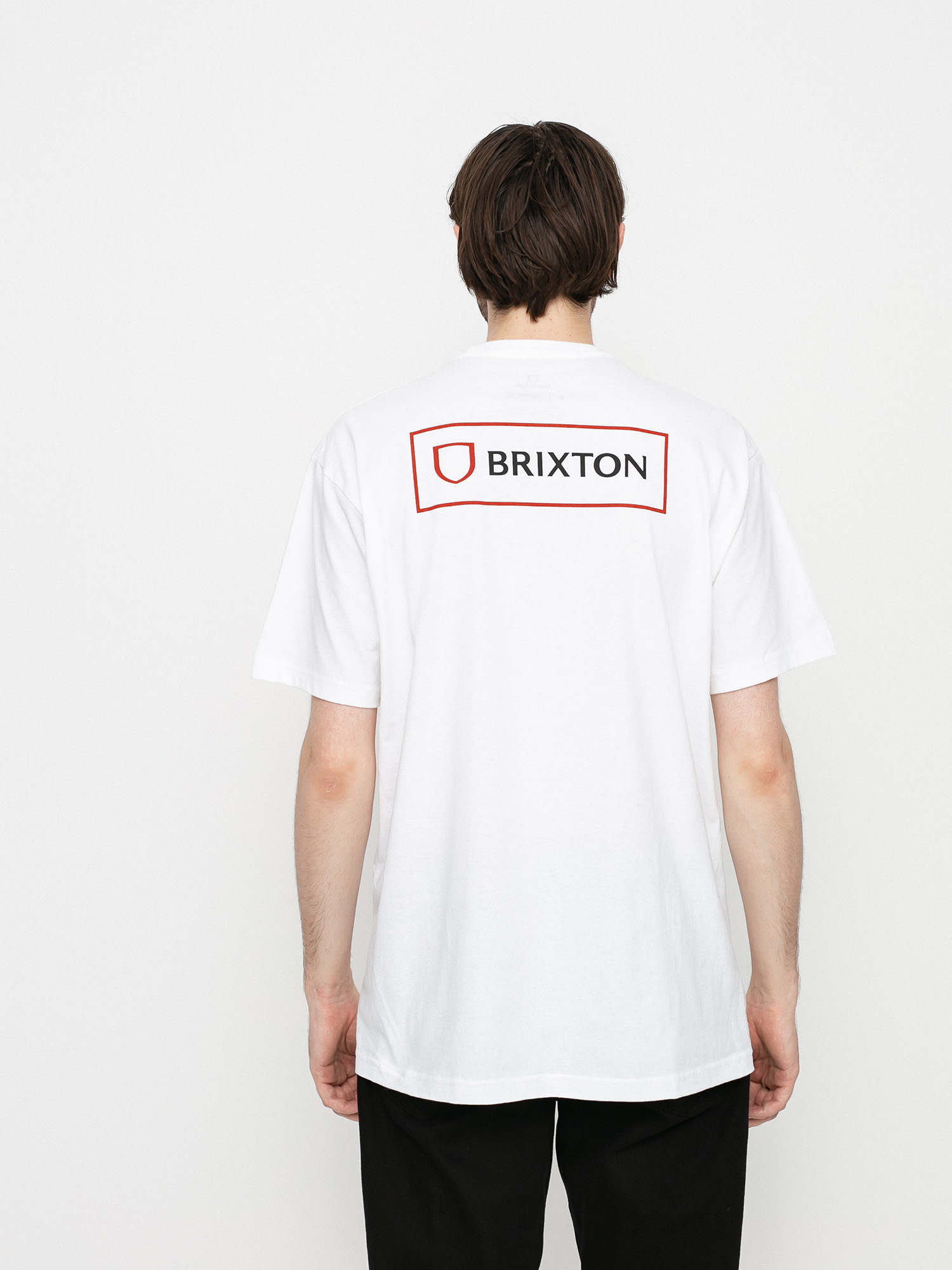 T-shirt Brixton Alpha Block (white)