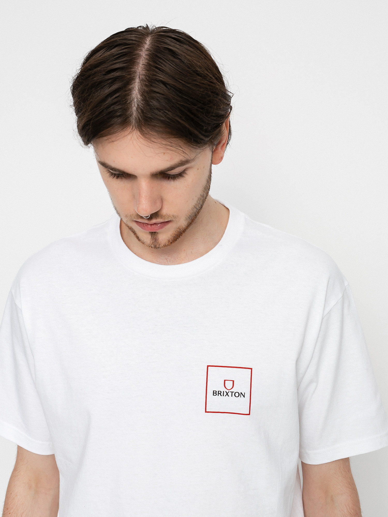 T-shirt Brixton Alpha Block (white)