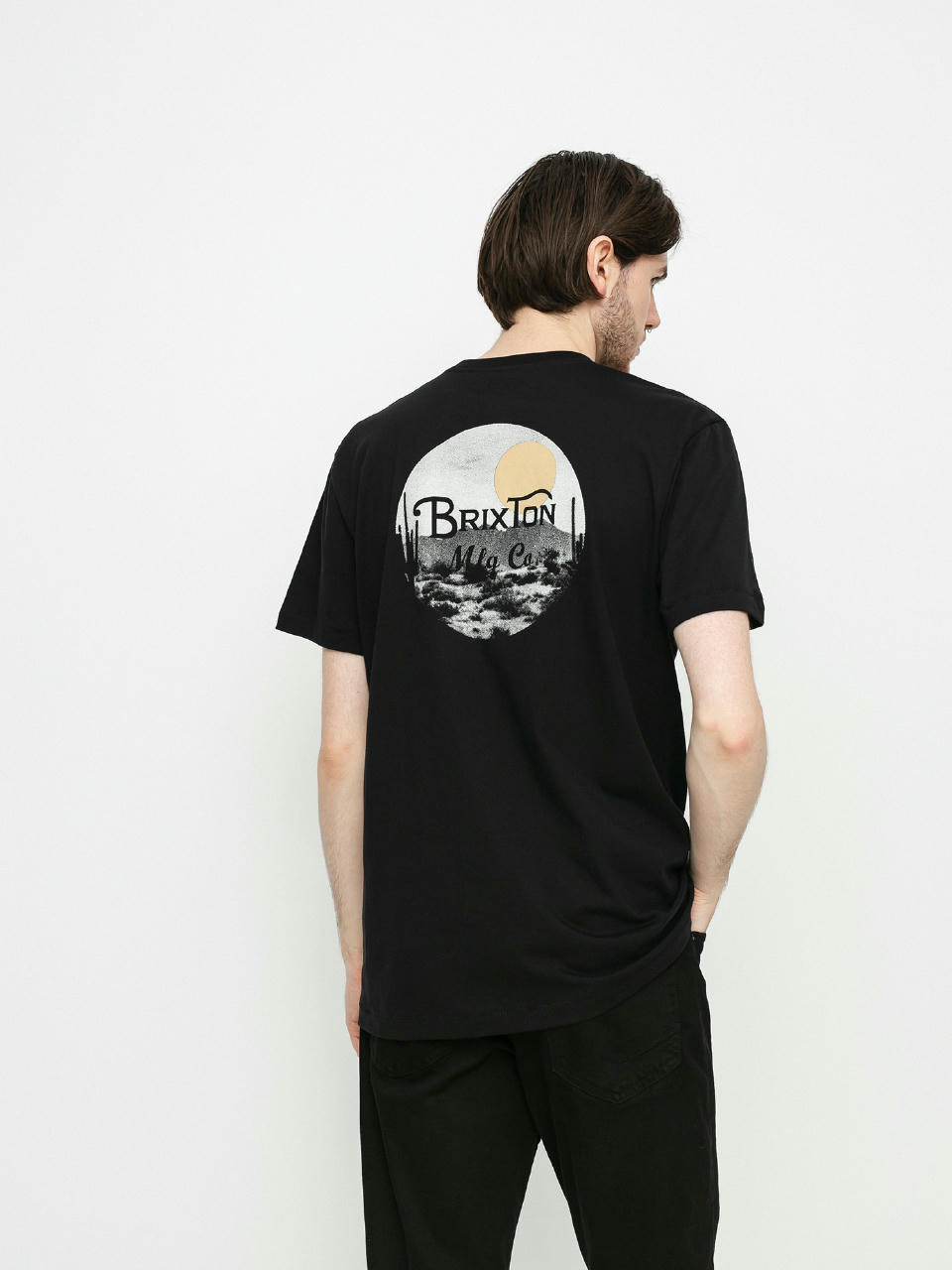 T-shirt Brixton Wheeler II (black/blonde)