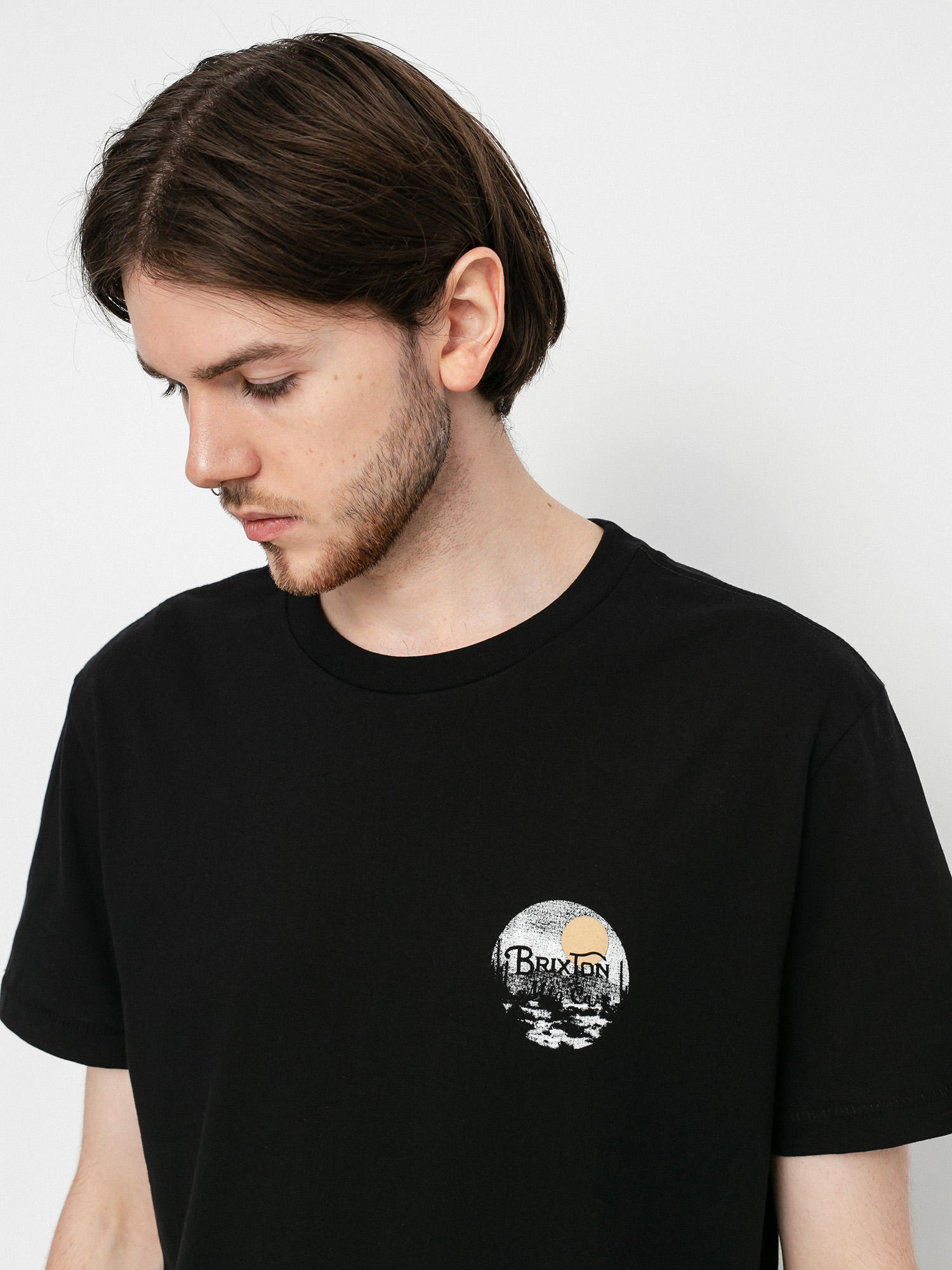 T-shirt Brixton Wheeler II (black/blonde)
