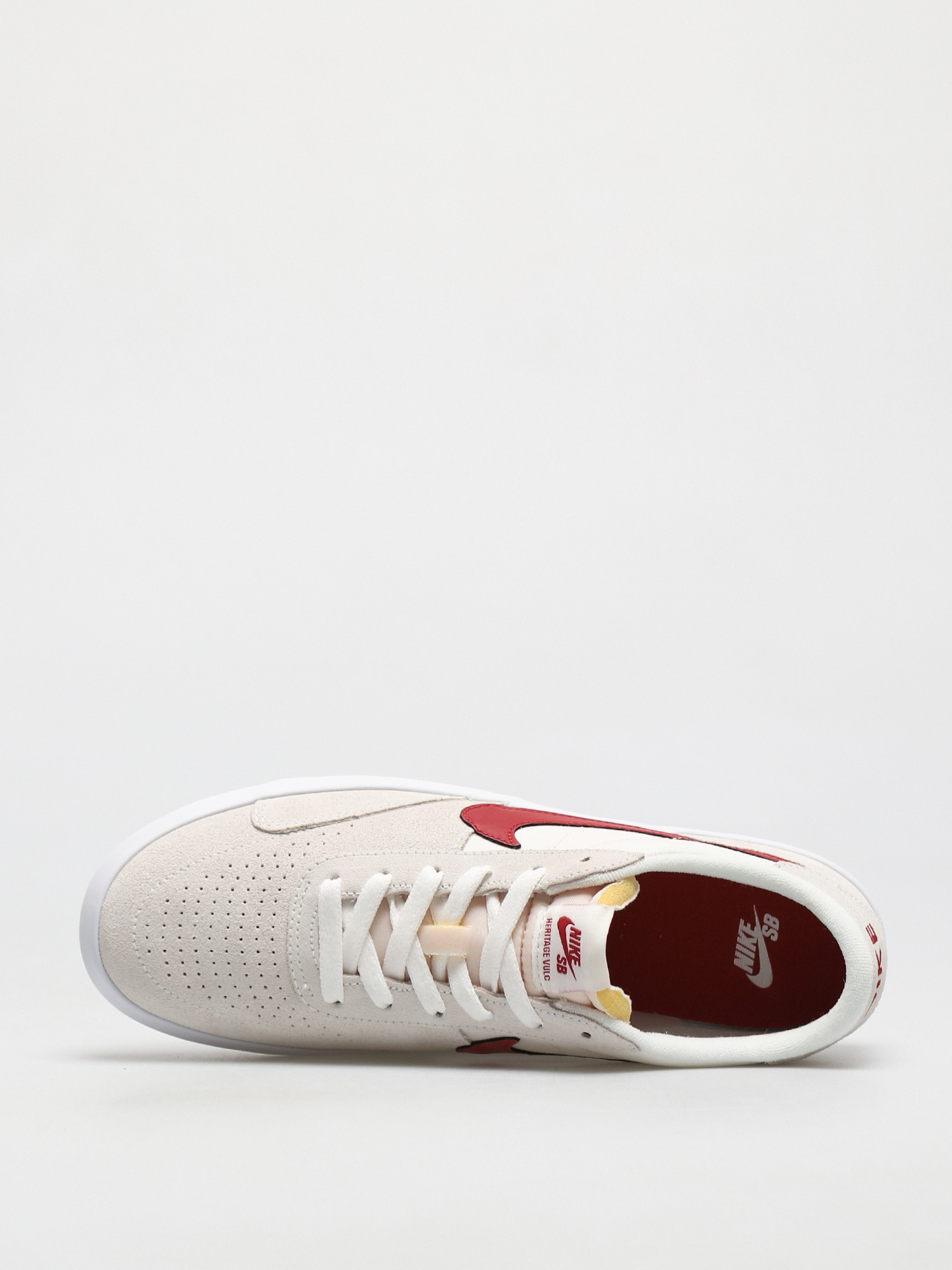 Buty Nike SB Heritage Vulc (summit white/gym red summit white white)