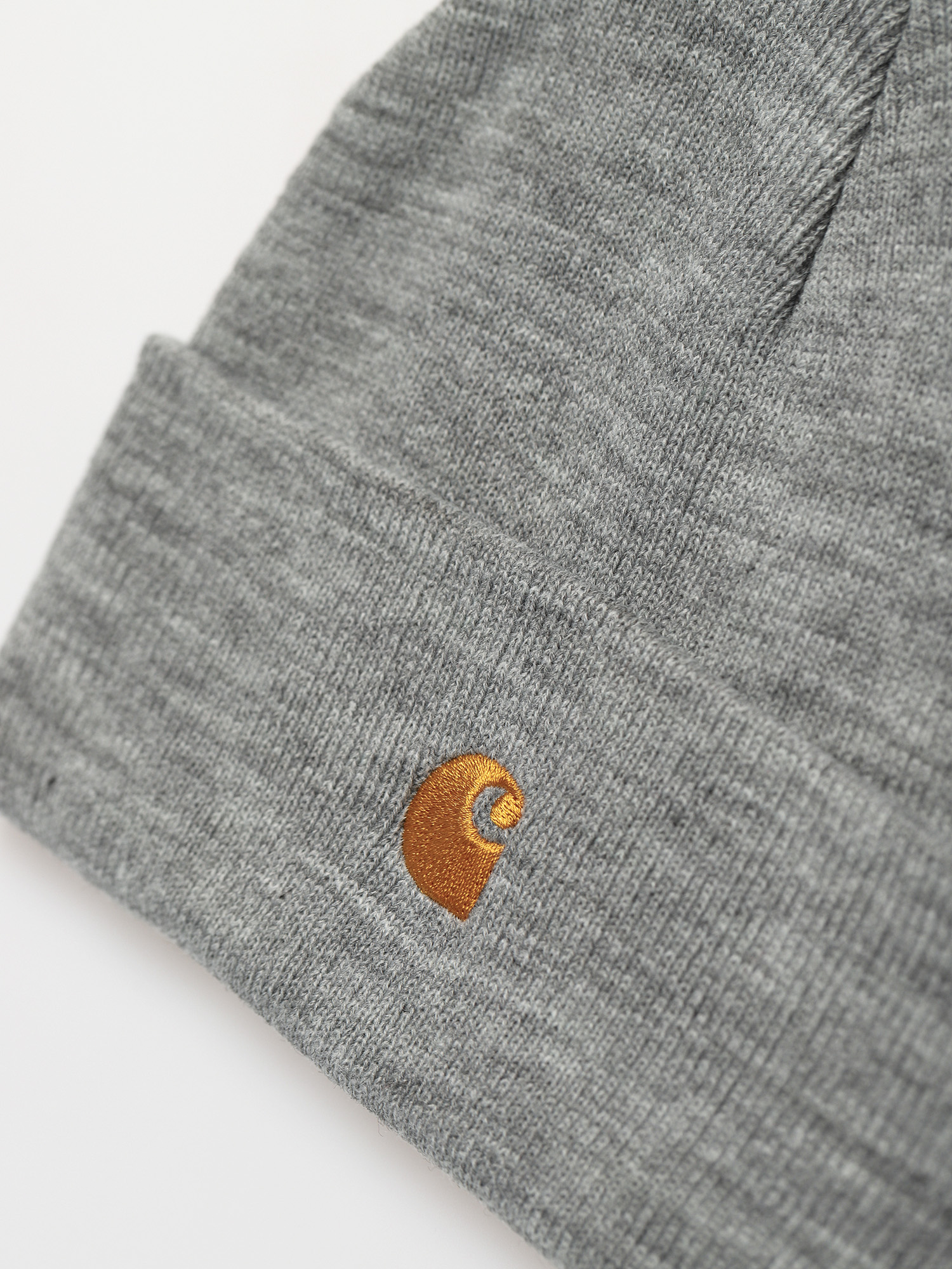 Czapka zimowa Carhartt WIP Chase (grey heather/gold)