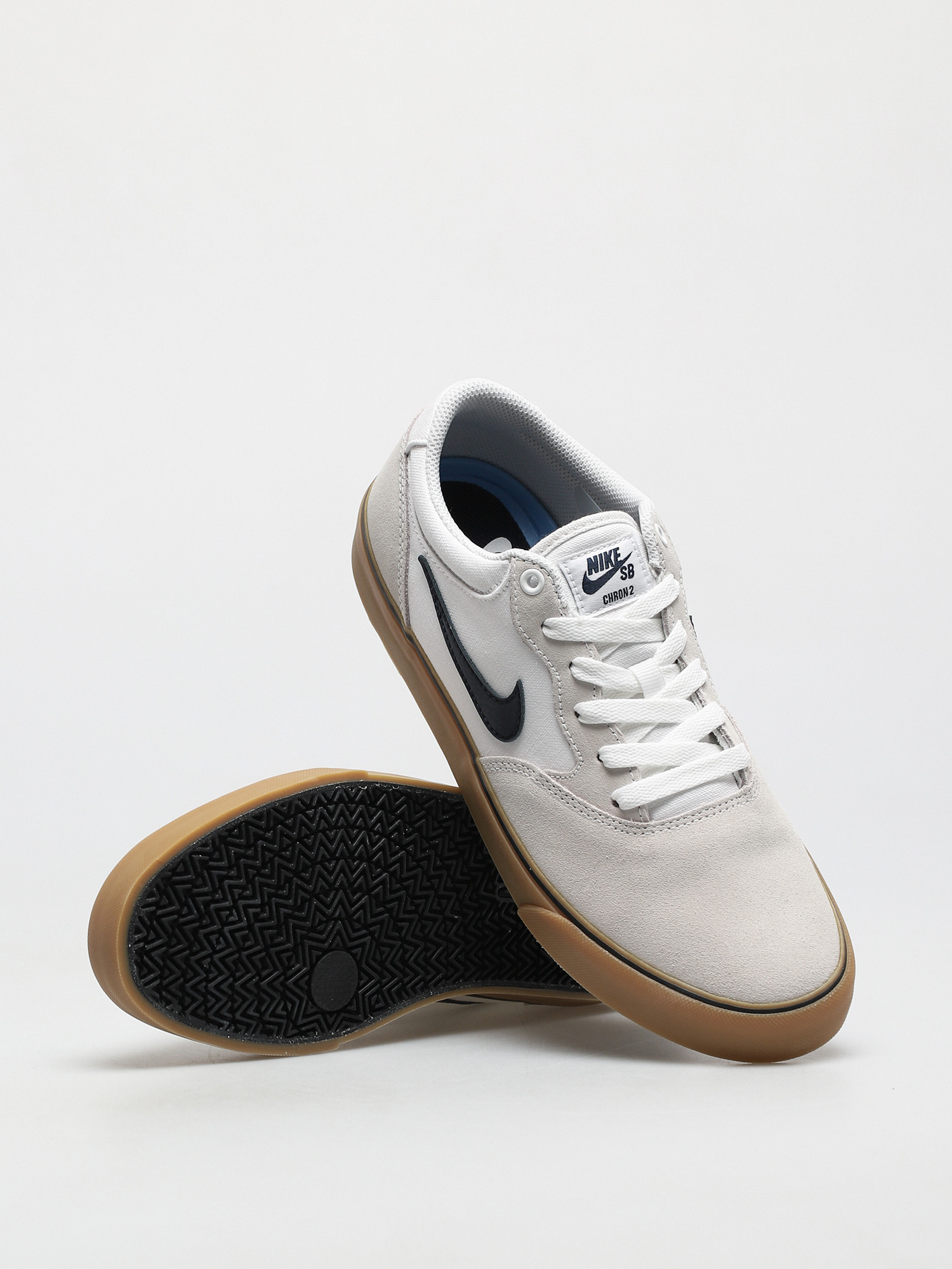 Buty Nike SB Chron 2 (white/obsidian white gum light brown)