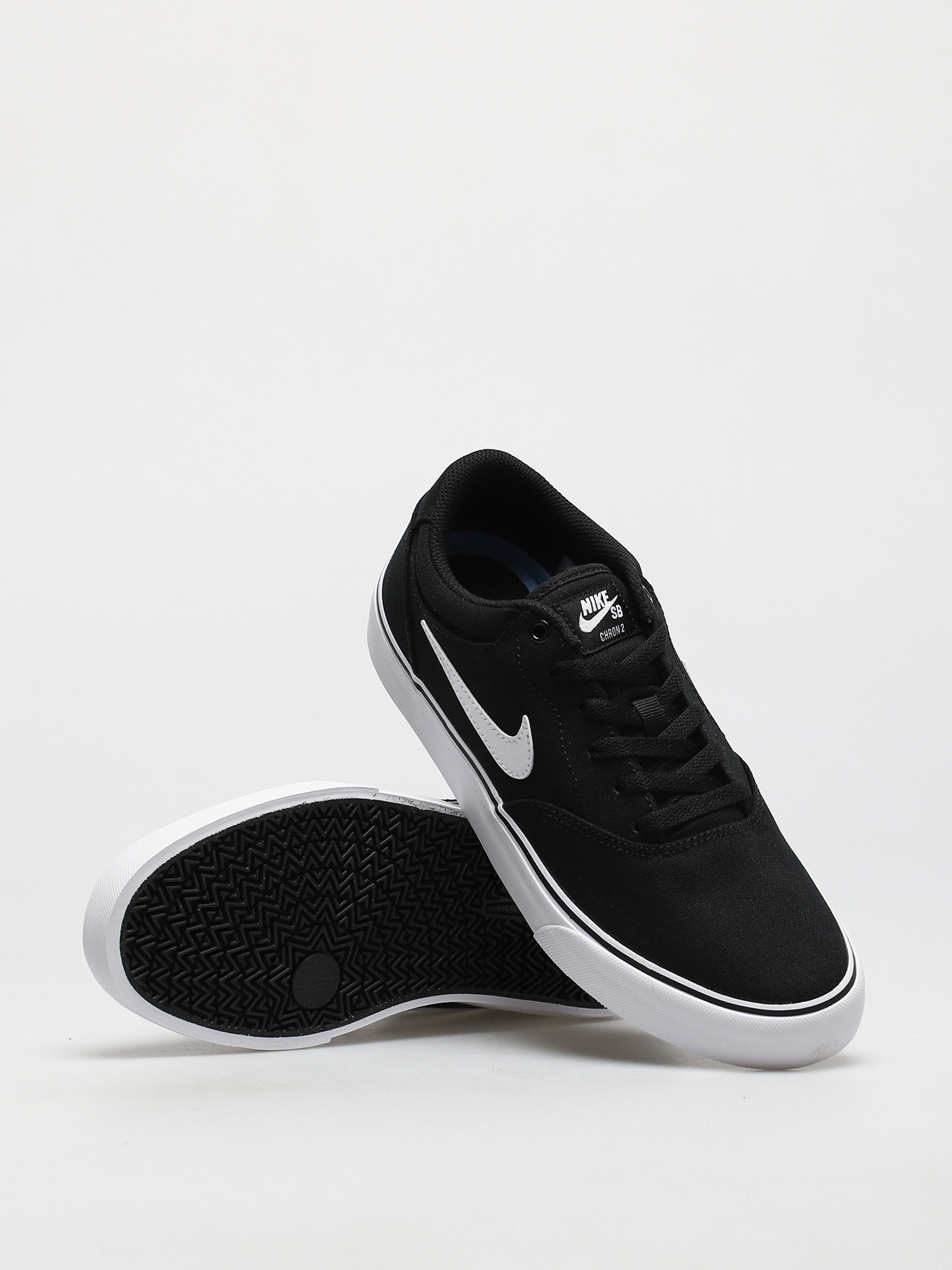 nike sb chron 2 canvas black