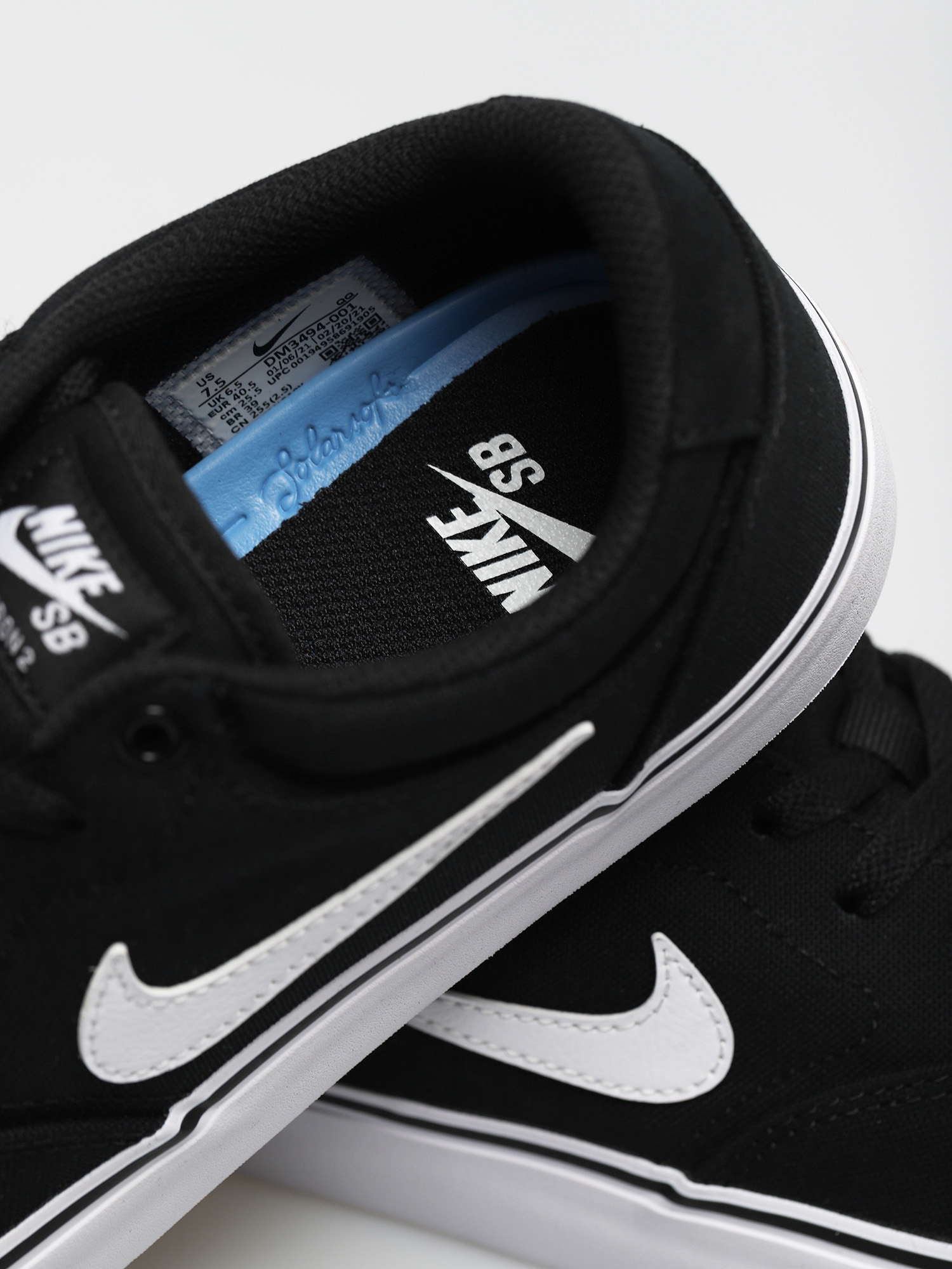 nike sb chron 2 canvas black