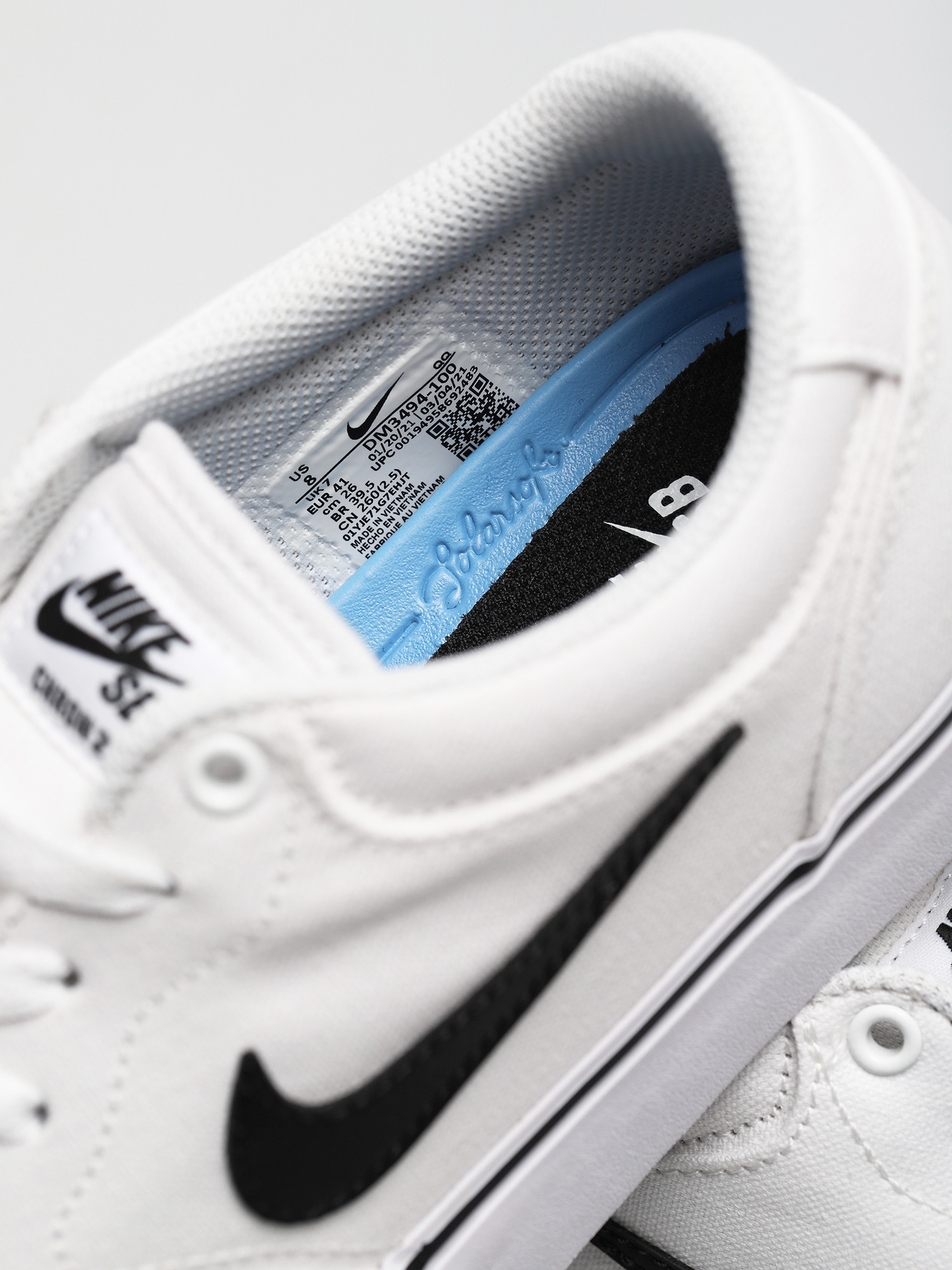 Buty Nike SB Chron 2 Canvas (white/black white)