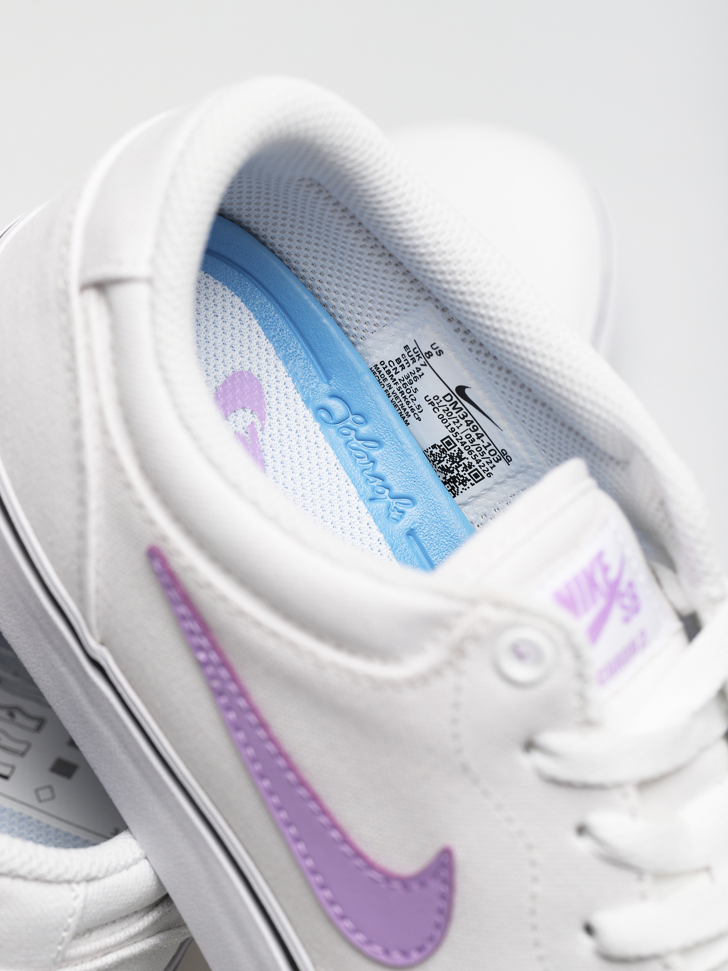 Buty Nike SB Chron 2 Canvas (white/lilac white black)