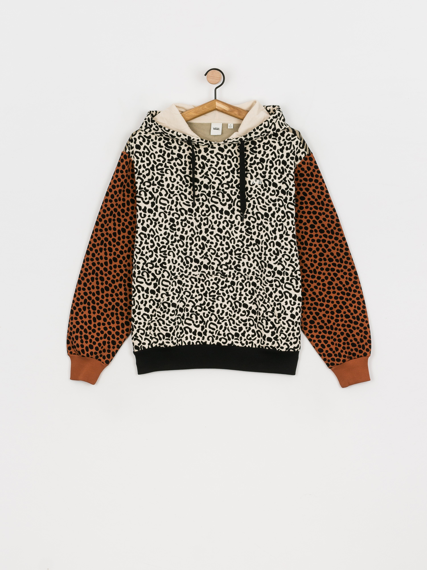 Bluza z kapturem Vans Wild Patchwork HD Wmn (animal patchwork)