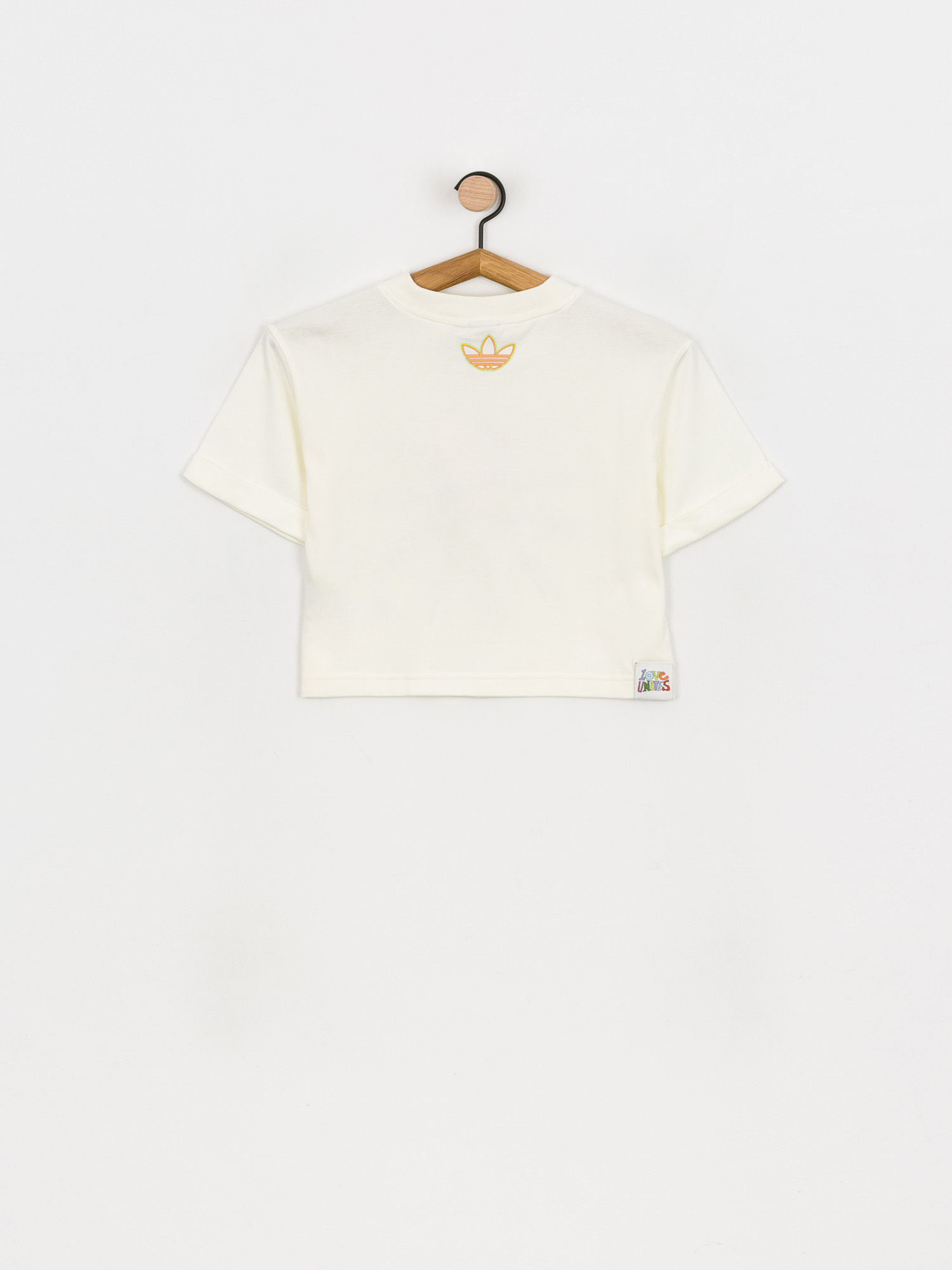 T-shirt adidas Originals Love Unites Crop Wmn (owhite/multco)