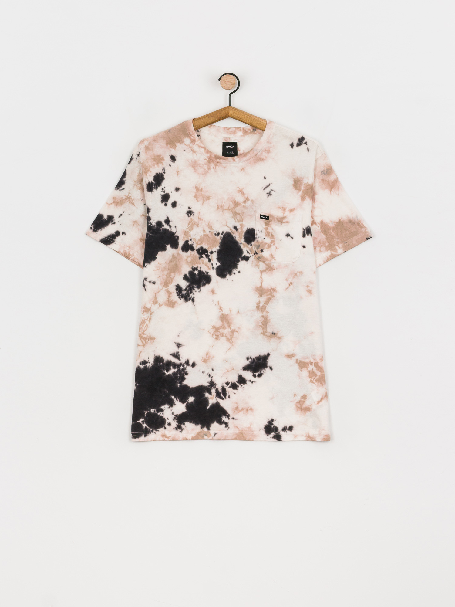 T-shirt RVCA Manic Tie Dye (pale mauve)