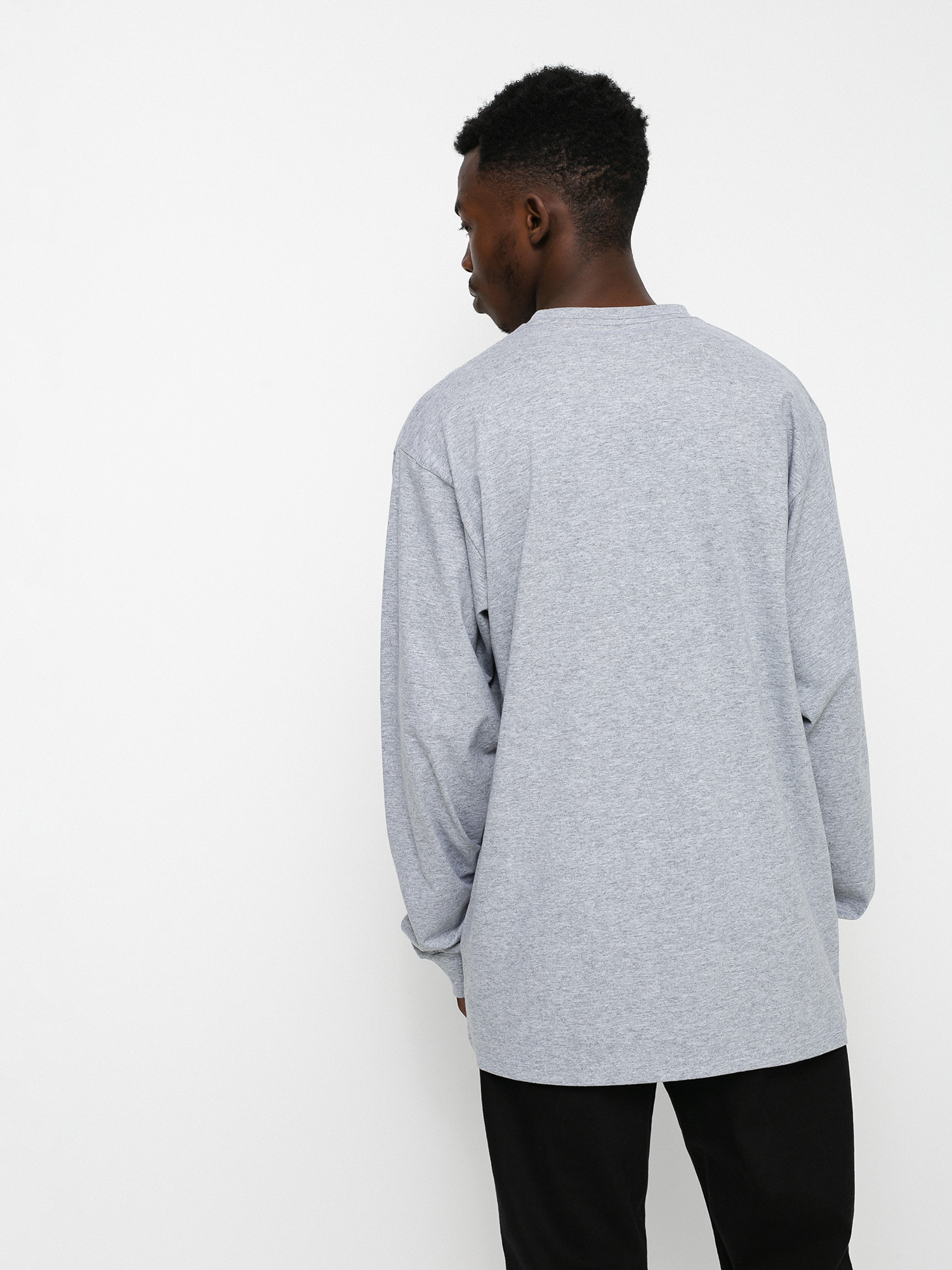 Longsleeve Vans Left Chest Hit (athletic heather/black)