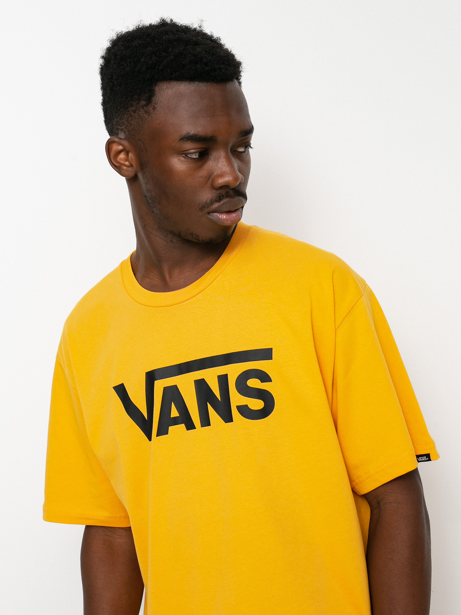 T-shirt Vans Classic (golden glow/black)