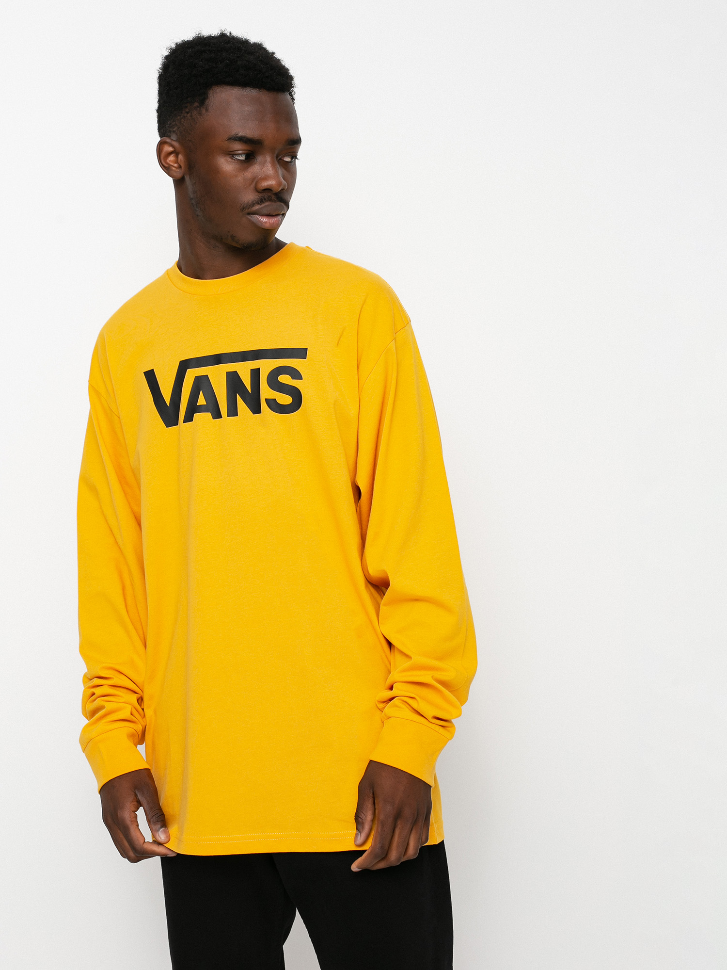 Longsleeve Vans Classic (golden glow/black)