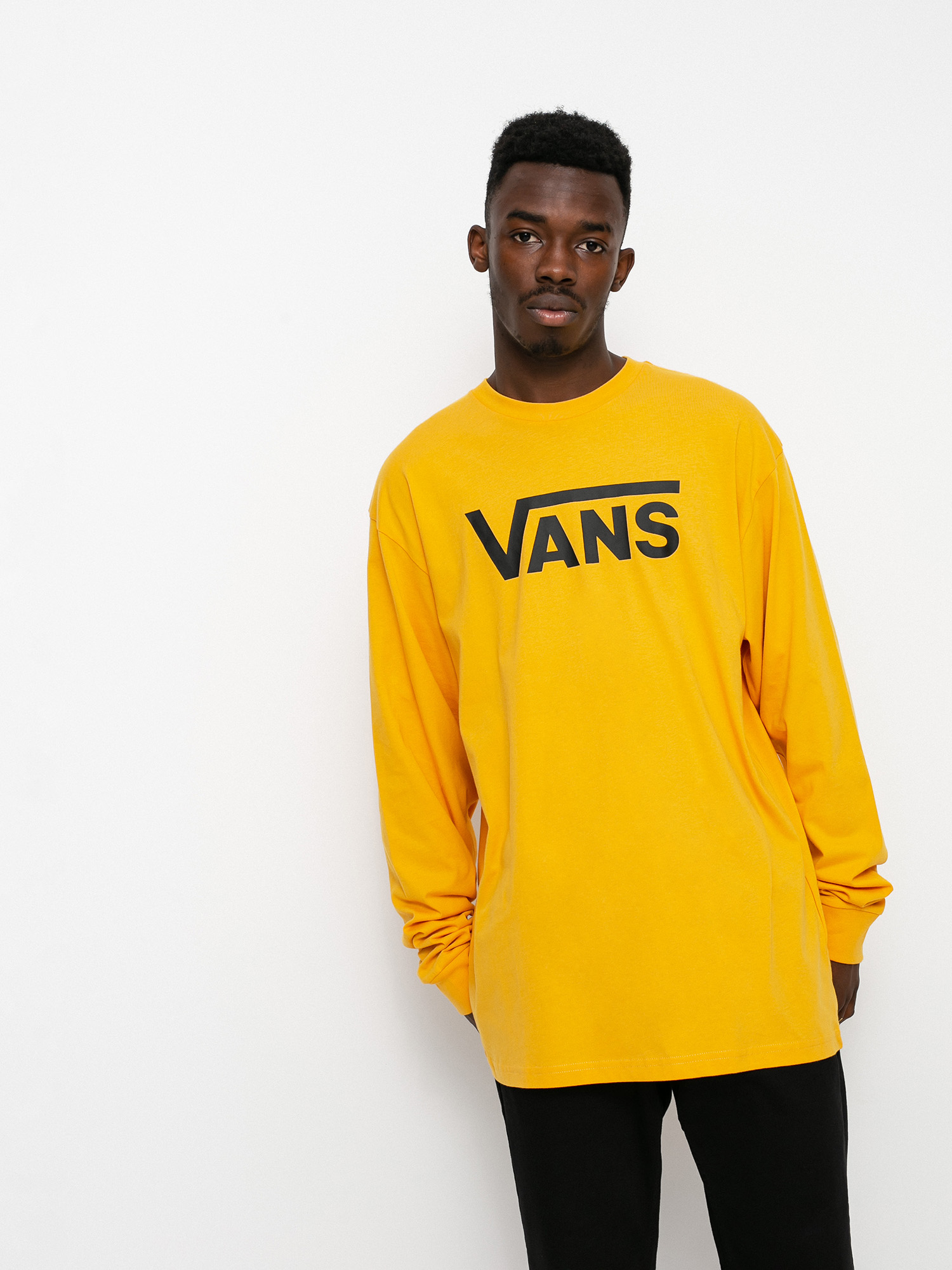 Longsleeve Vans Classic (golden glow/black)