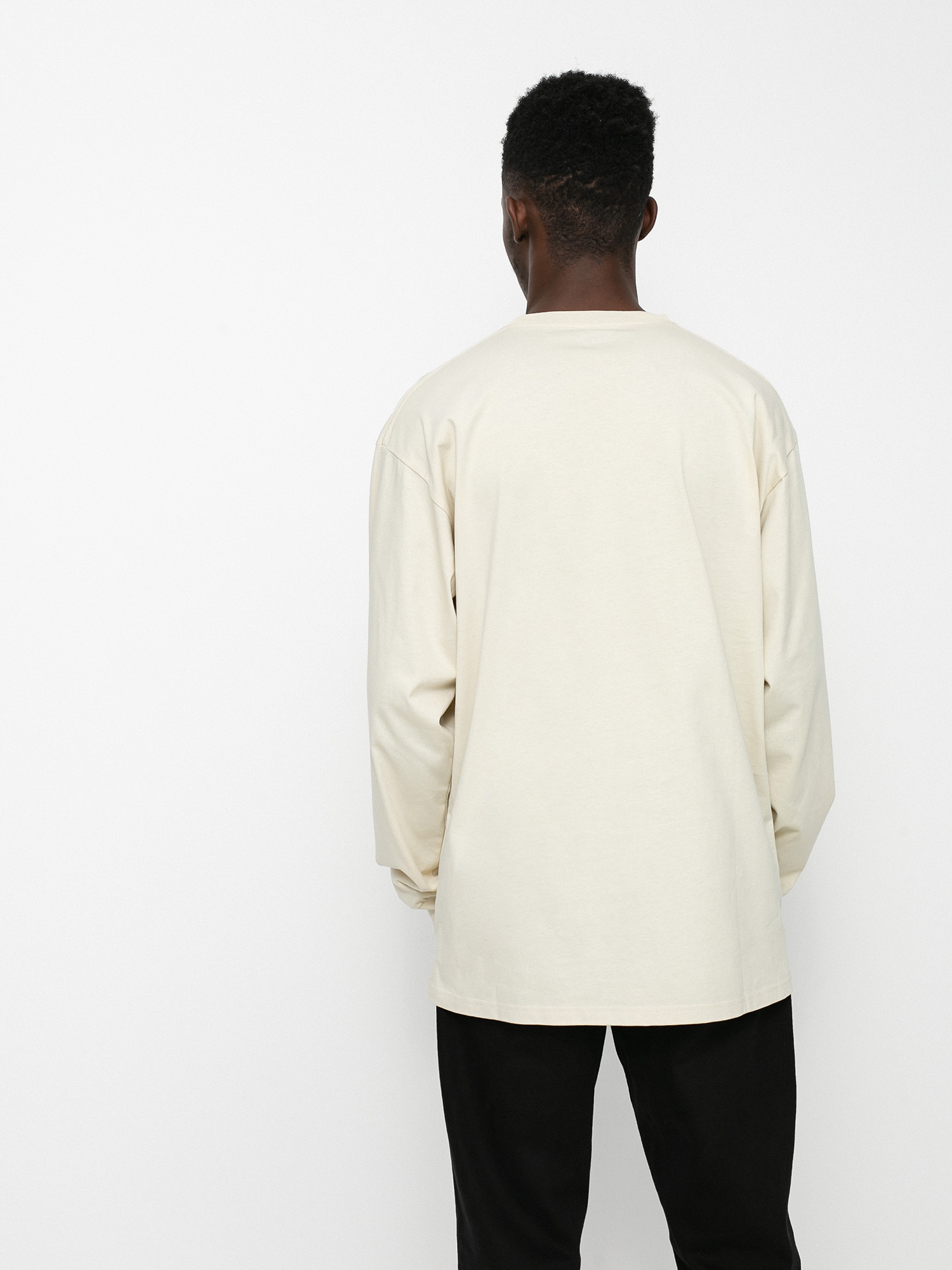 Longsleeve Vans Left Chest Hit (oatmeal/pomegranate)