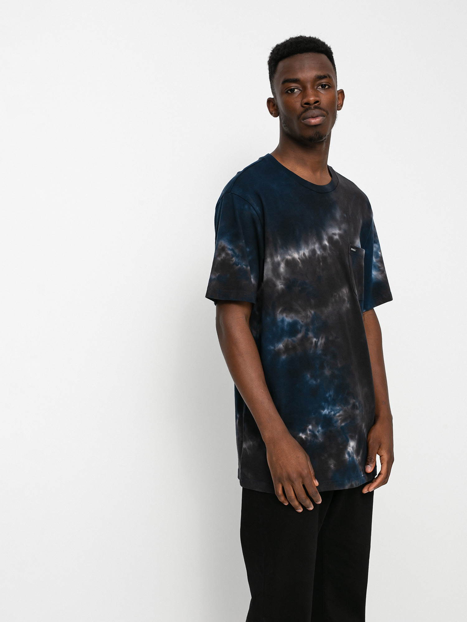 T-shirt RVCA Manic Tie Dye (navy tie dye)