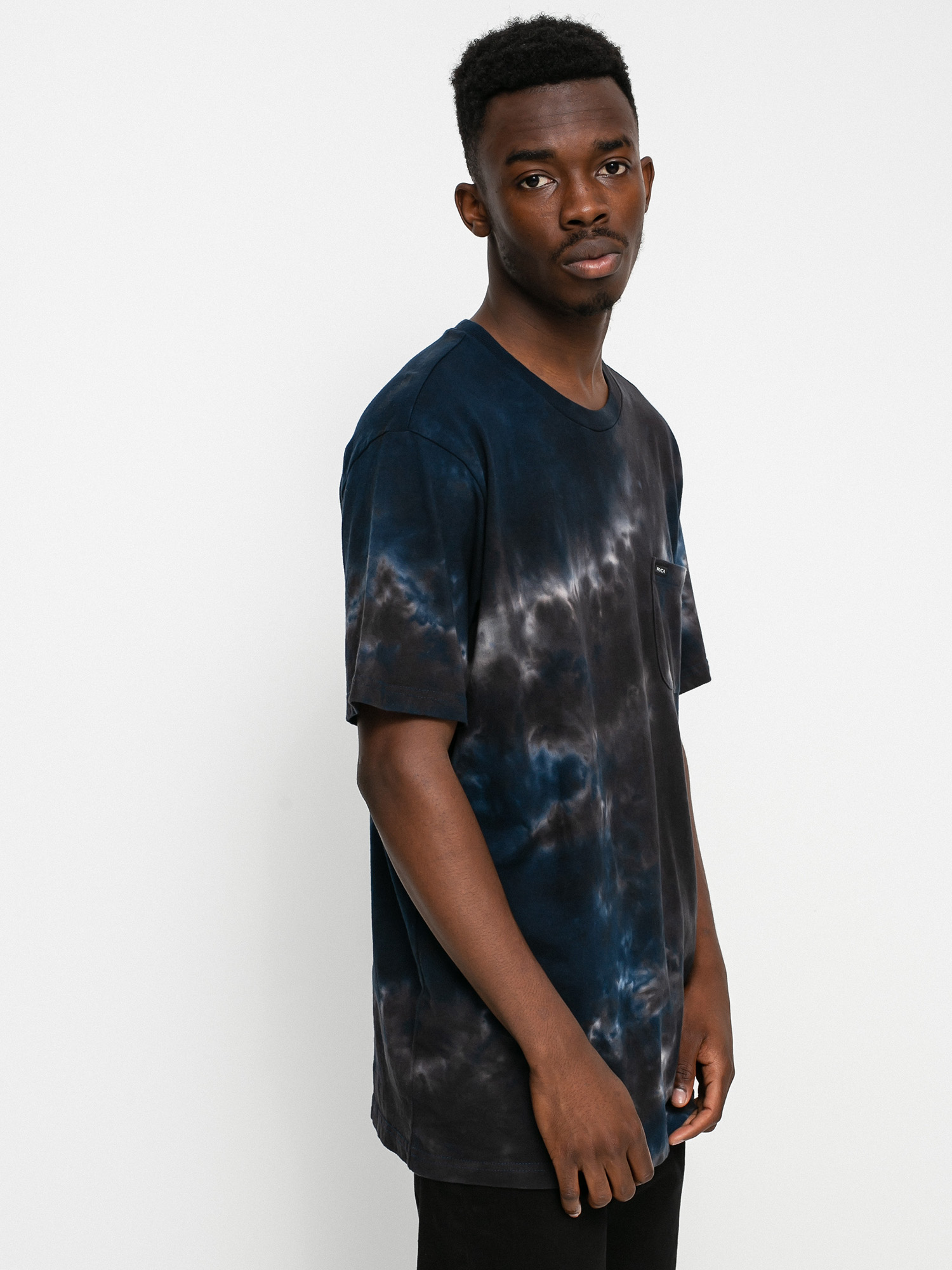 T-shirt RVCA Manic Tie Dye (navy tie dye)
