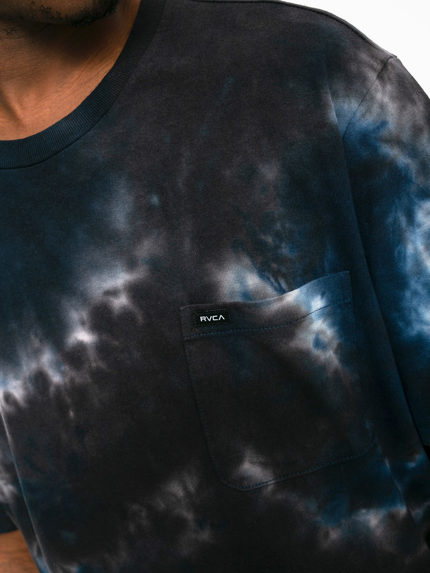 T-shirt RVCA Manic Tie Dye (navy tie dye)