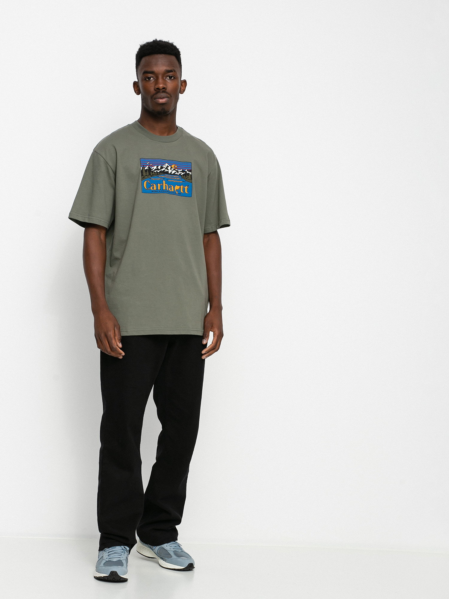 T-shirt Carhartt WIP Great Outdoors (thyme)