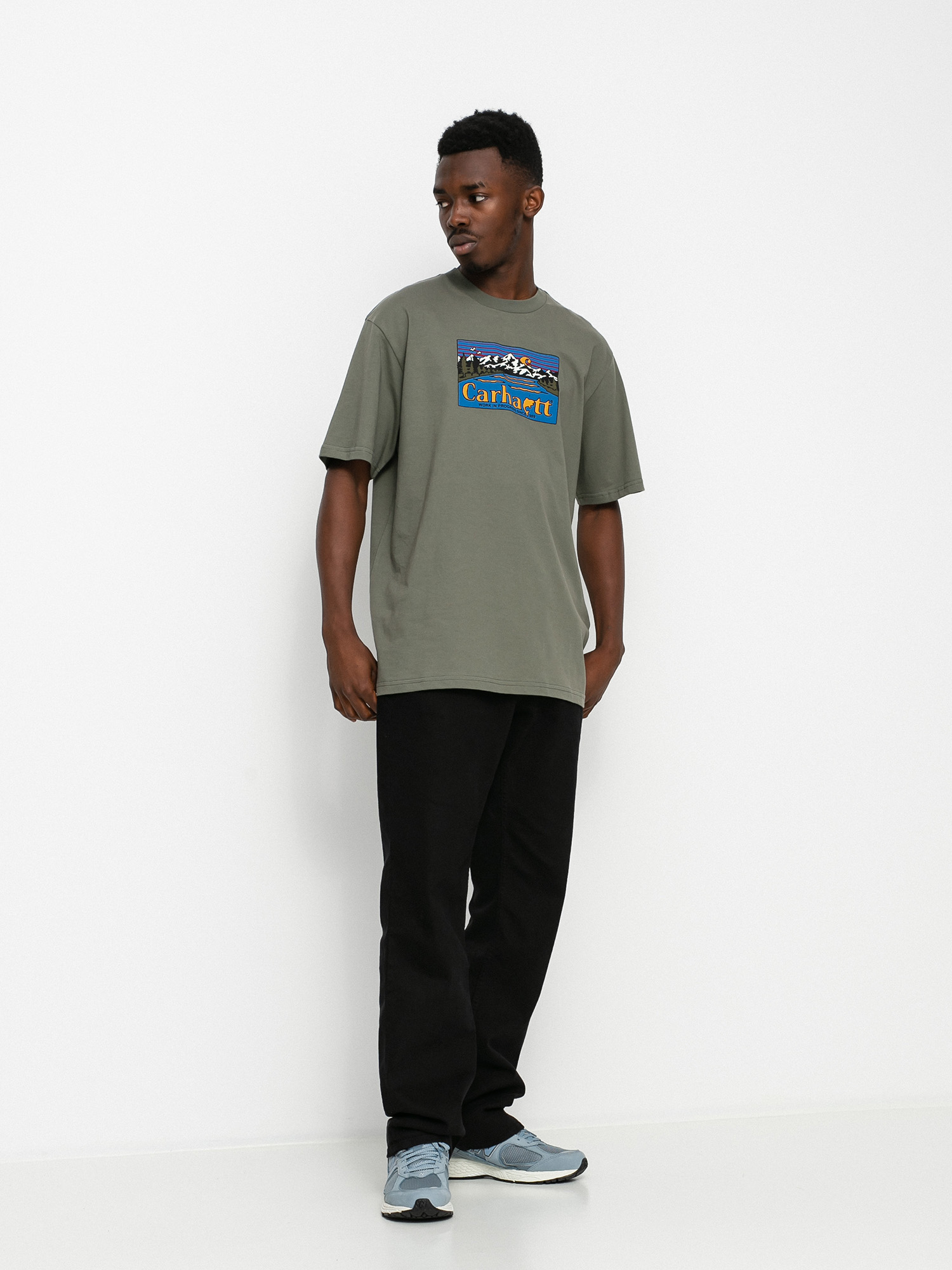 T-shirt Carhartt WIP Great Outdoors (thyme)