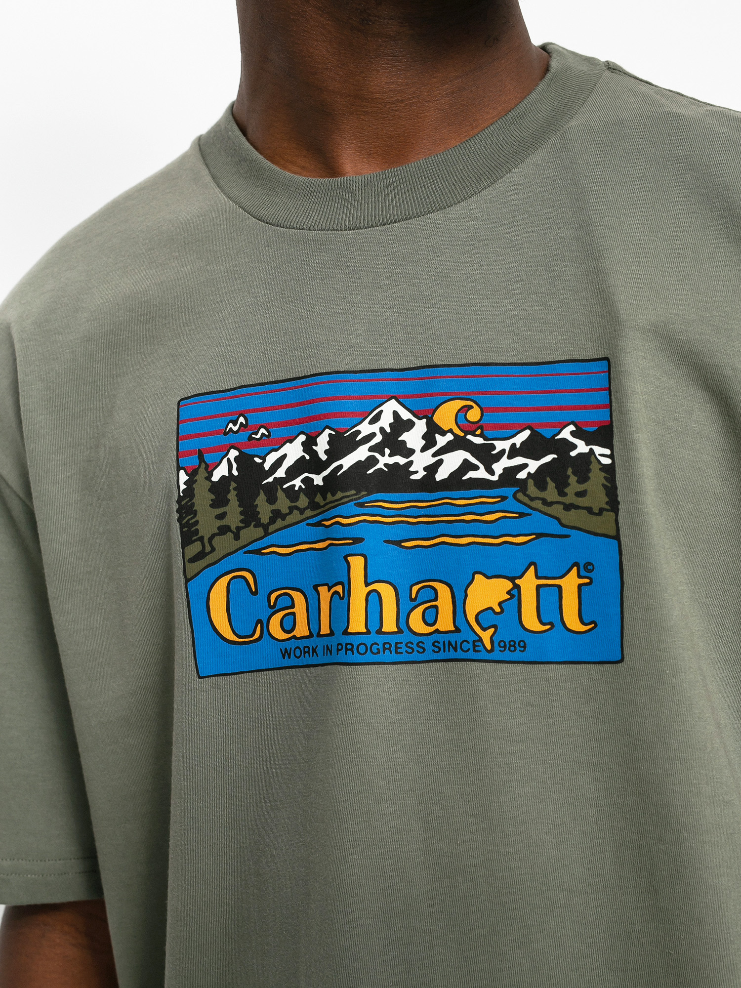 T-shirt Carhartt WIP Great Outdoors (thyme)