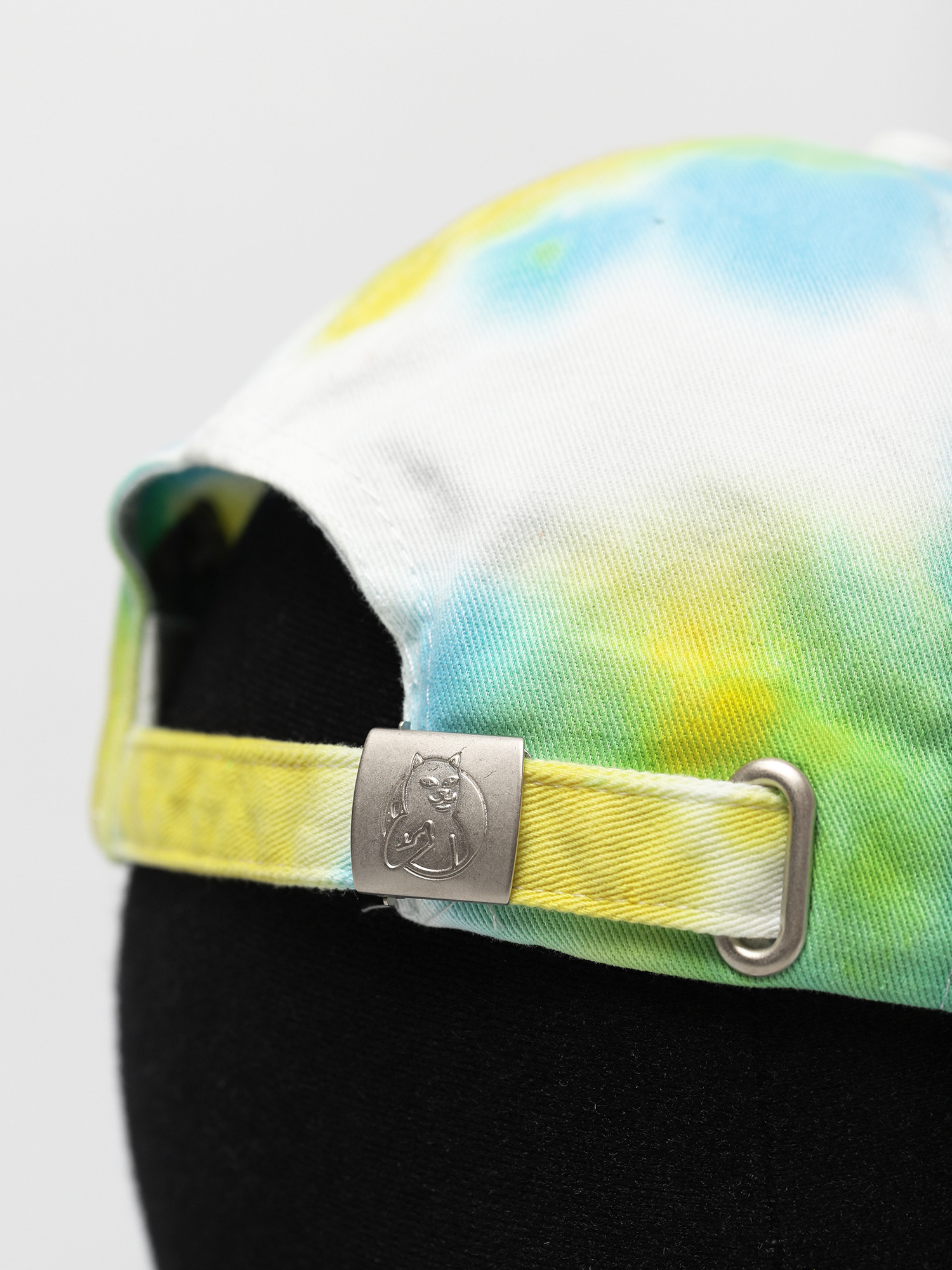 Czapka z daszkiem RipNDip Boomer Gang Cotton 6 Panel Hat (yellow/blue tie dye)