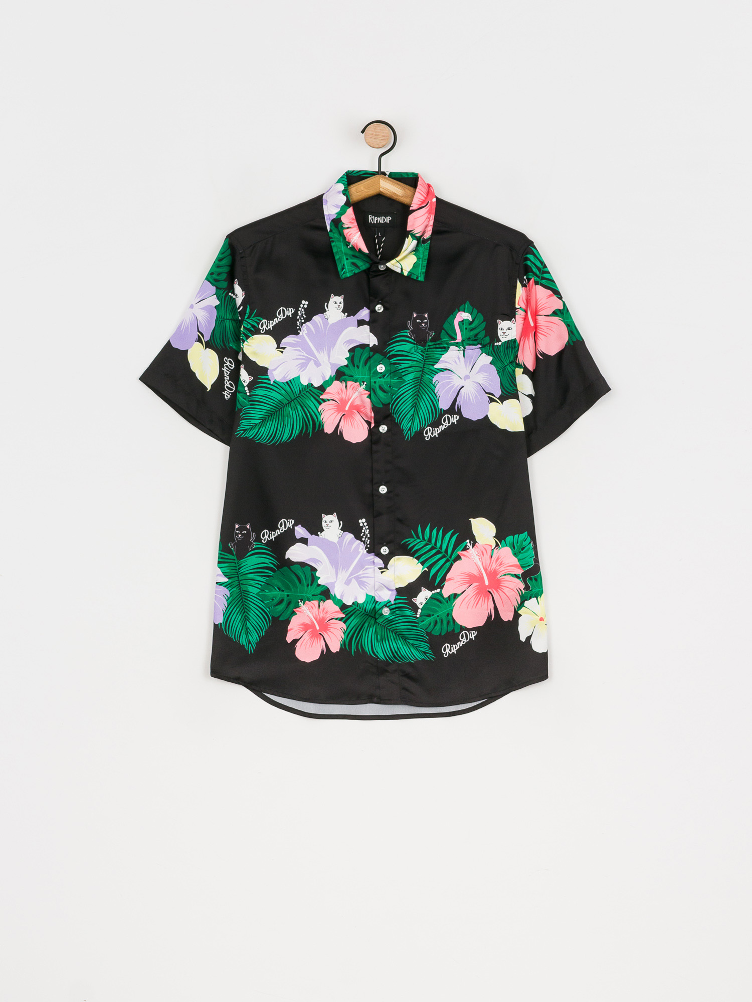 Koszula RipNDip Pablo Buttun Up (black)