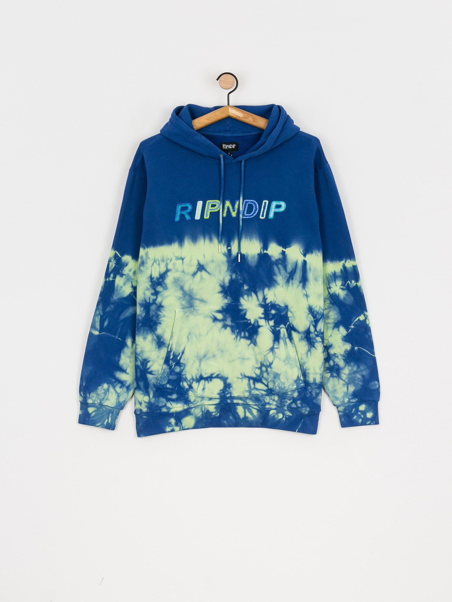 Bluza z kapturem RipNDip Prisma Embroidered HD (navy/green)