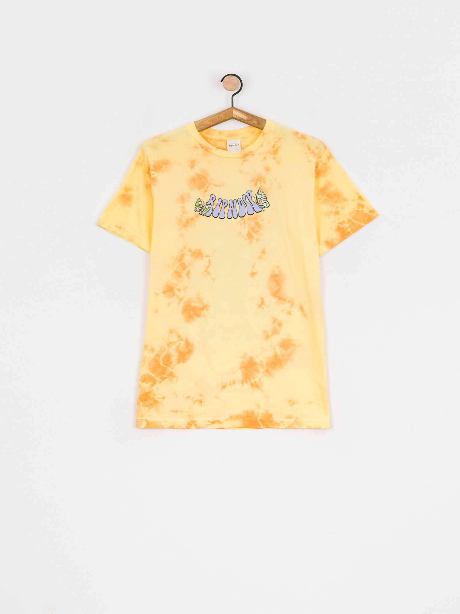 T-shirt RipNDip Think Factory (gold/orange cloud wash)