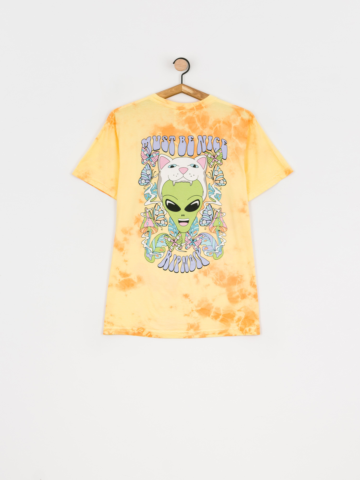 T-shirt RipNDip Think Factory (gold/orange cloud wash)
