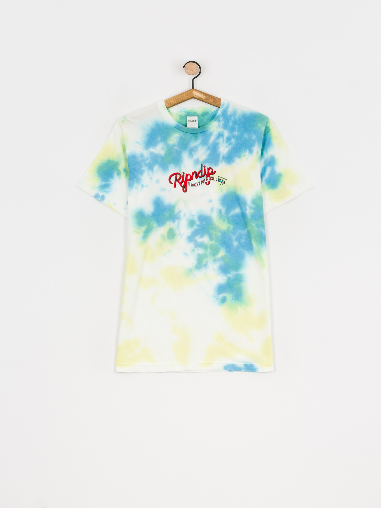 T-shirt RipNDip Raise Da Hell (yellow/blue acid wash)