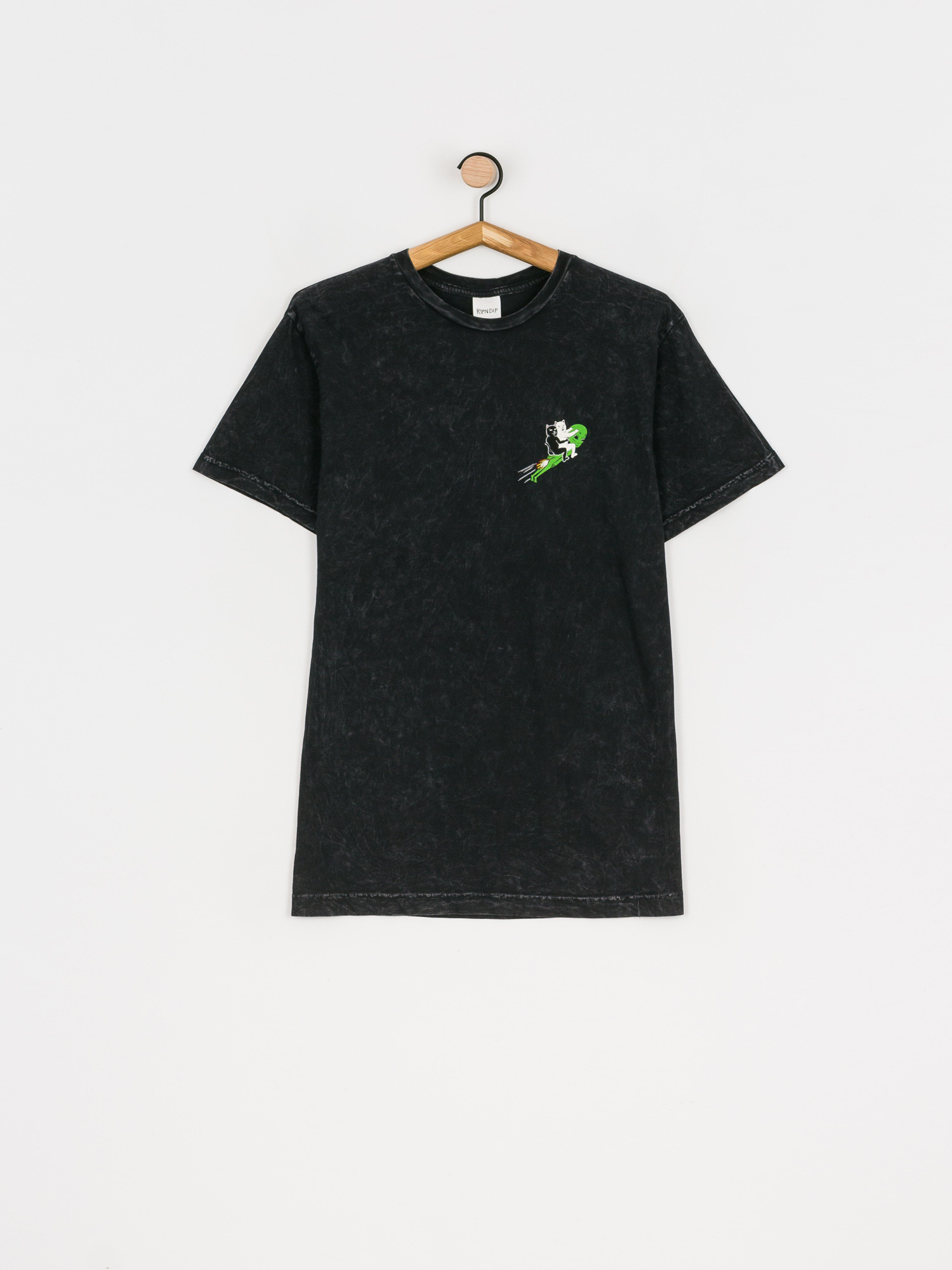 T-shirt RipNDip Star Gazer (black mineral wash)