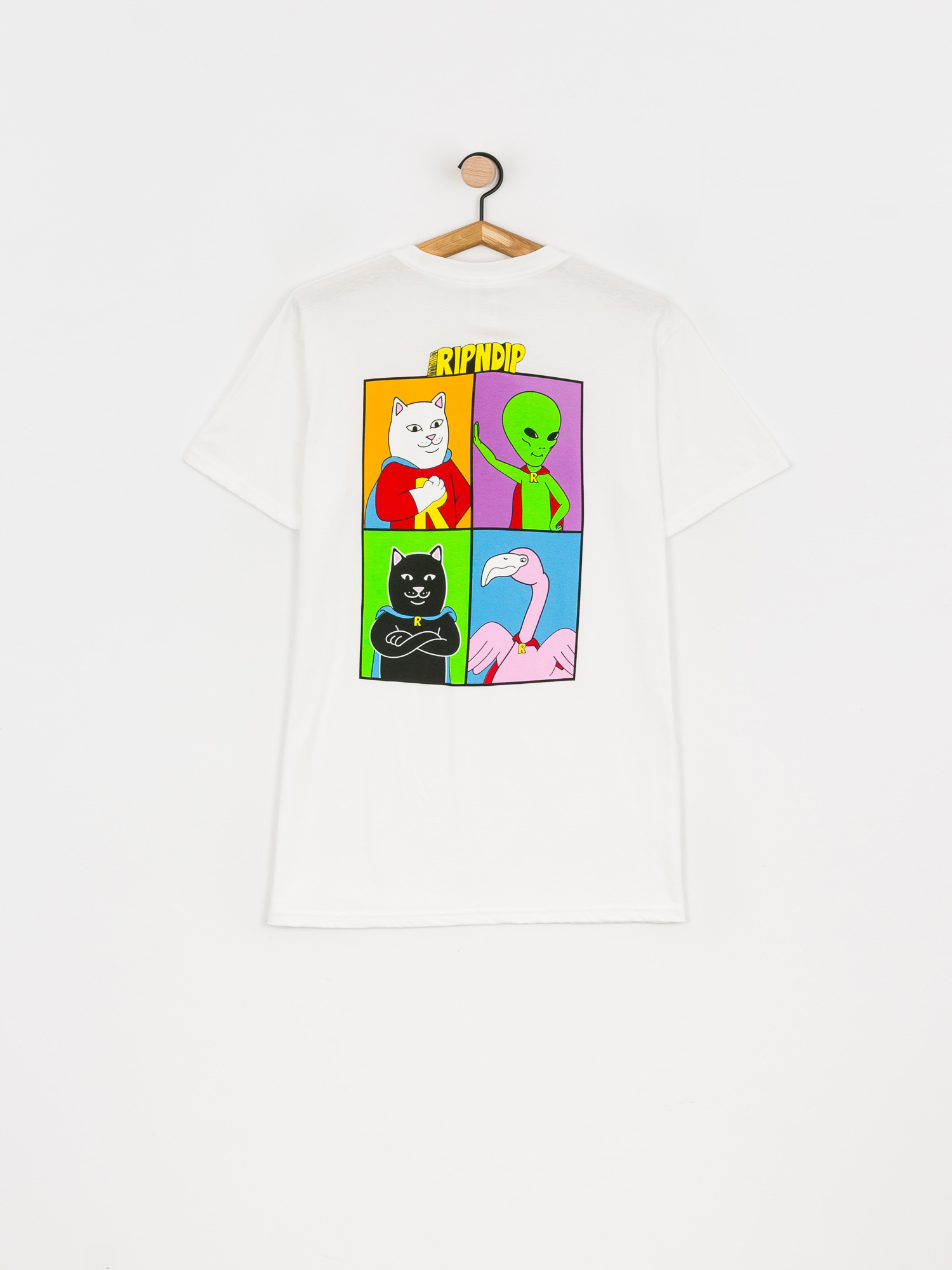 T-shirt RipNDip We Can Be Heros (white)