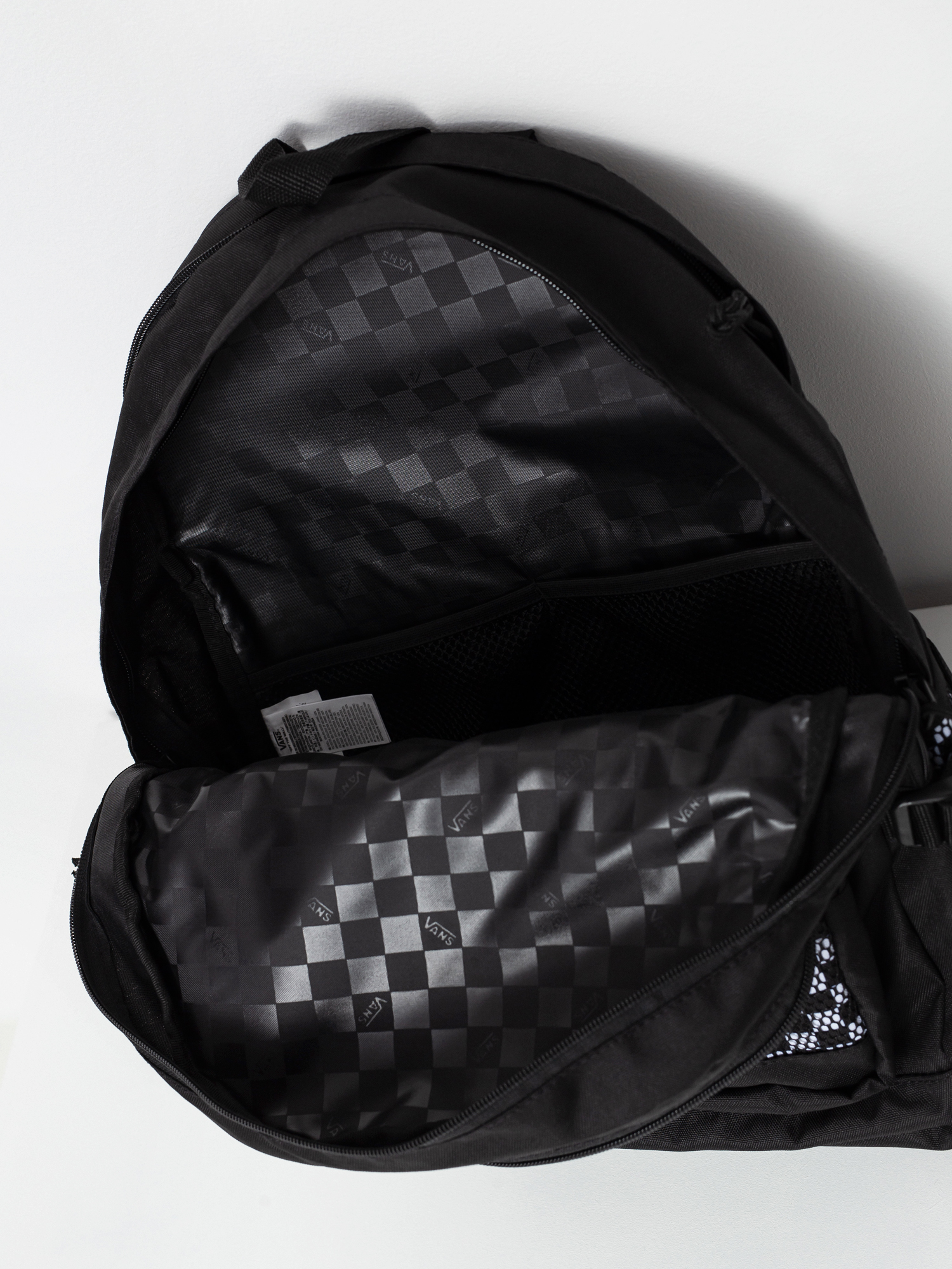Plecak Vans Stasher Wmn (black/checkerboard)