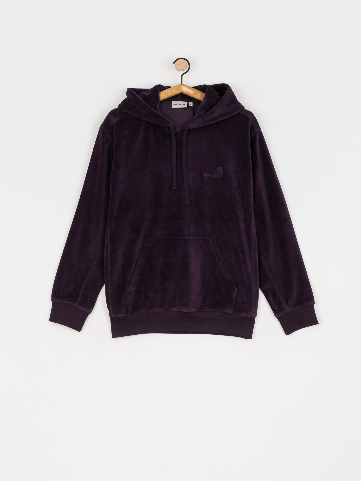 Bluza z kapturem Carhartt WIP United Script HD (dark iris)
