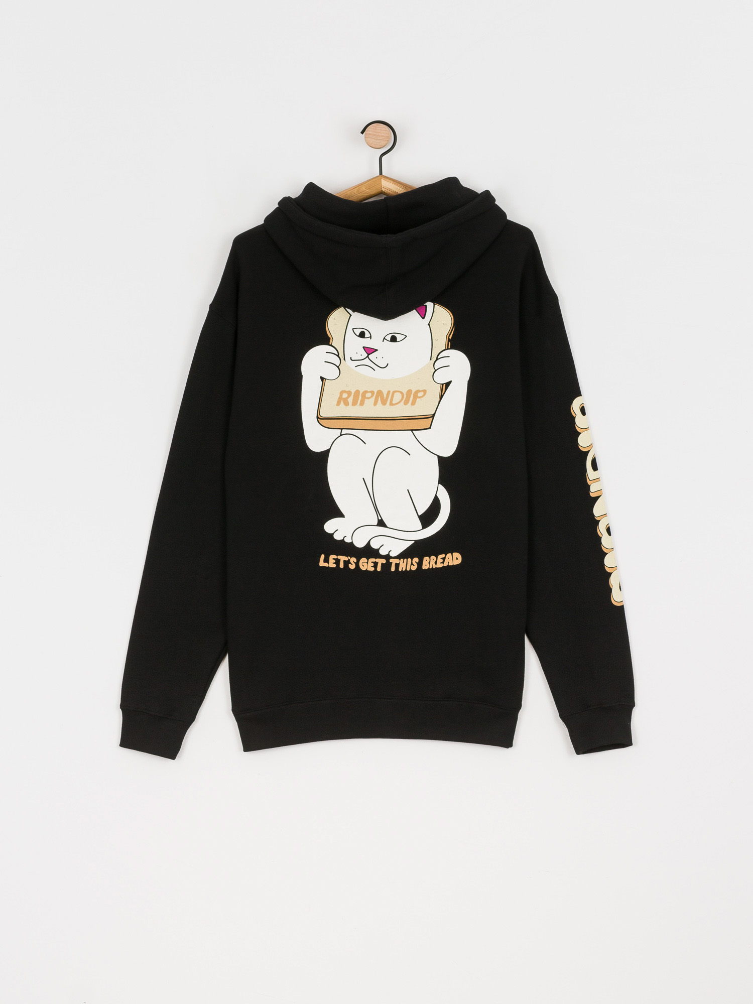 Bluza z kapturem RipNDip Gluten Free HD (black)